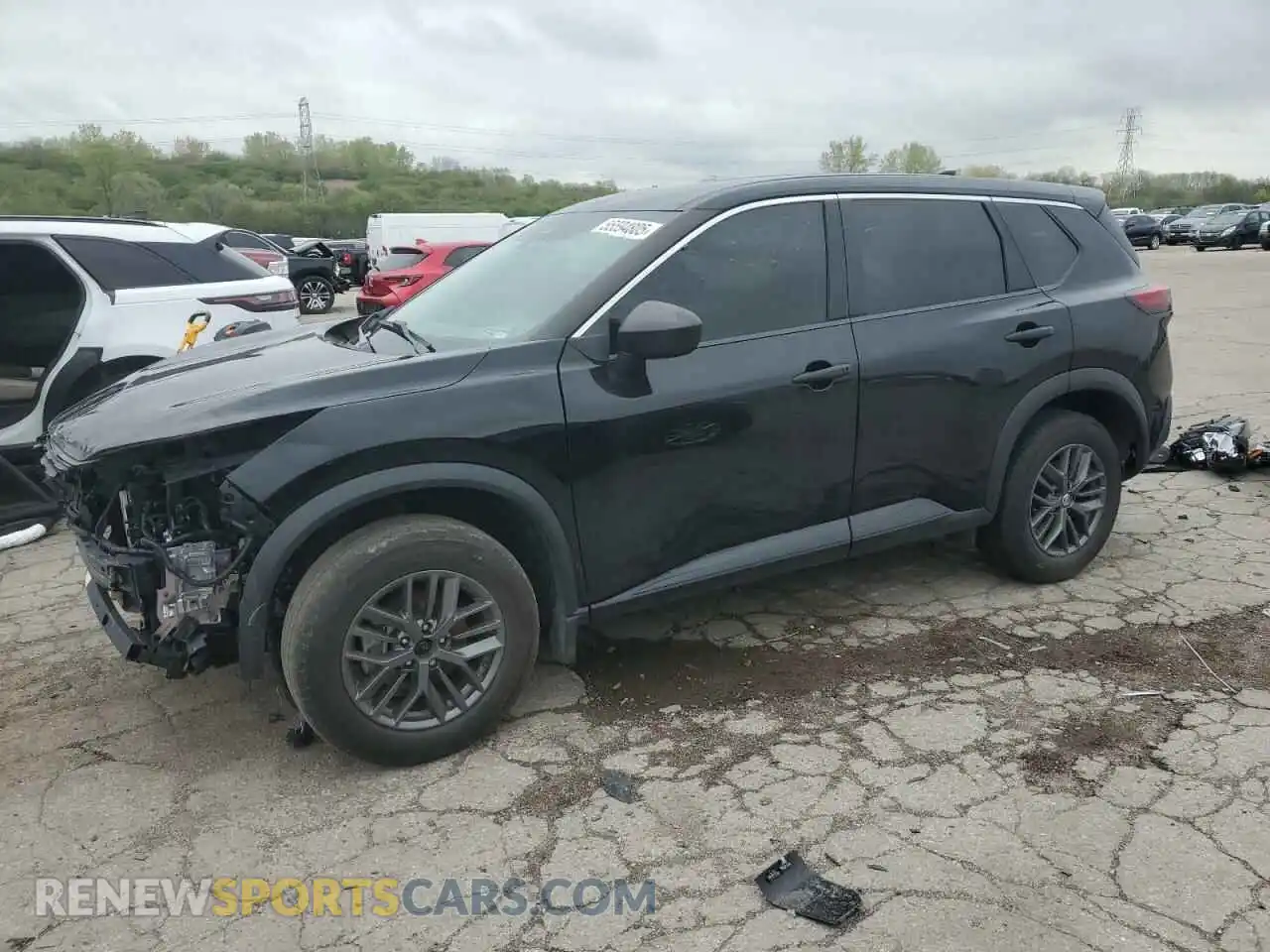 1 Photograph of a damaged car 5N1AT3AA0MC740815 NISSAN ROGUE 2021