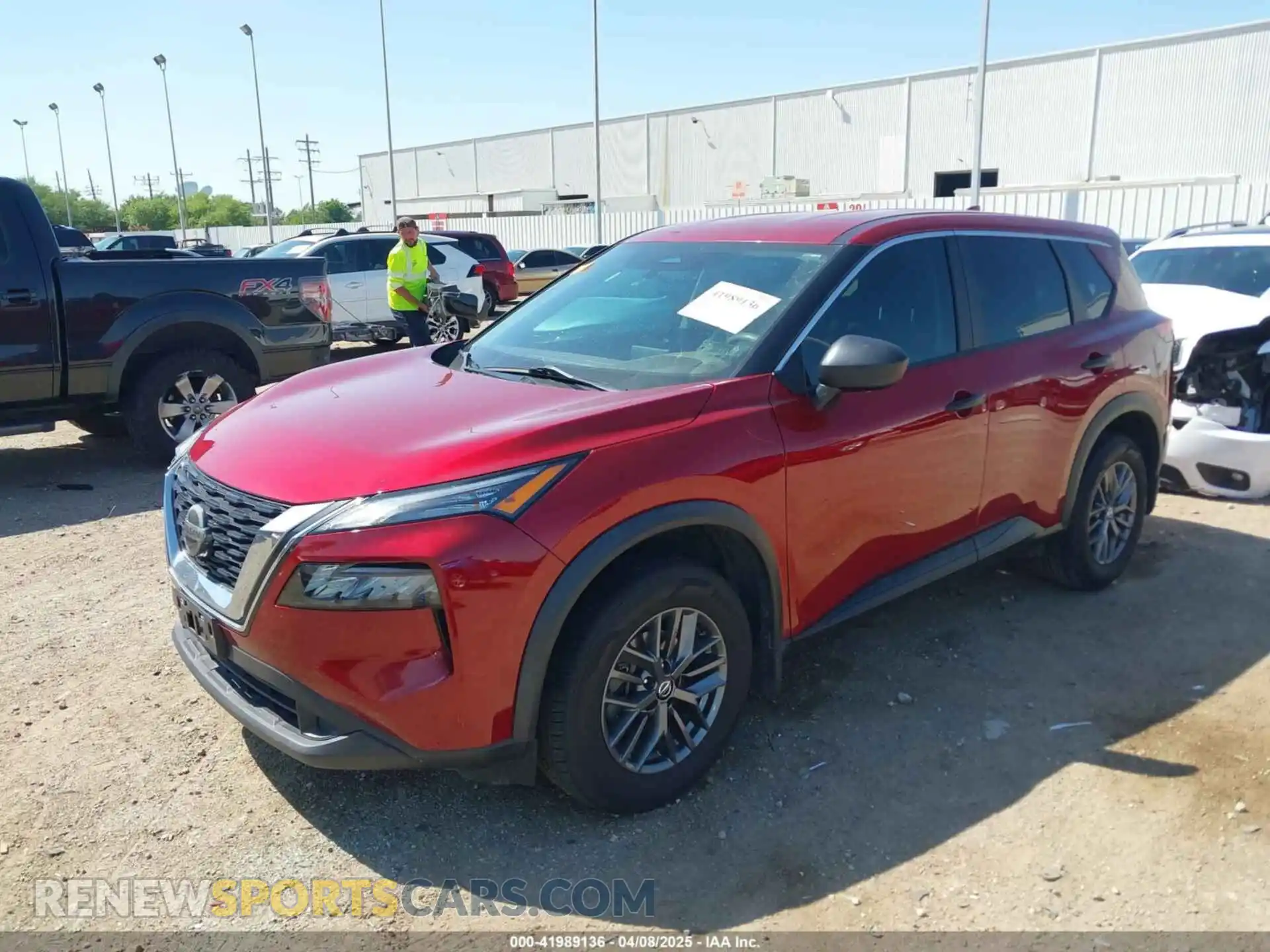 2 Photograph of a damaged car 5N1AT3AA0MC758666 NISSAN ROGUE 2021