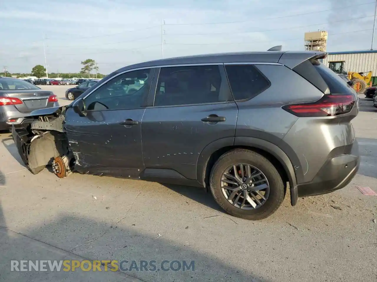 2 Photograph of a damaged car 5N1AT3AA0MC803654 NISSAN ROGUE 2021