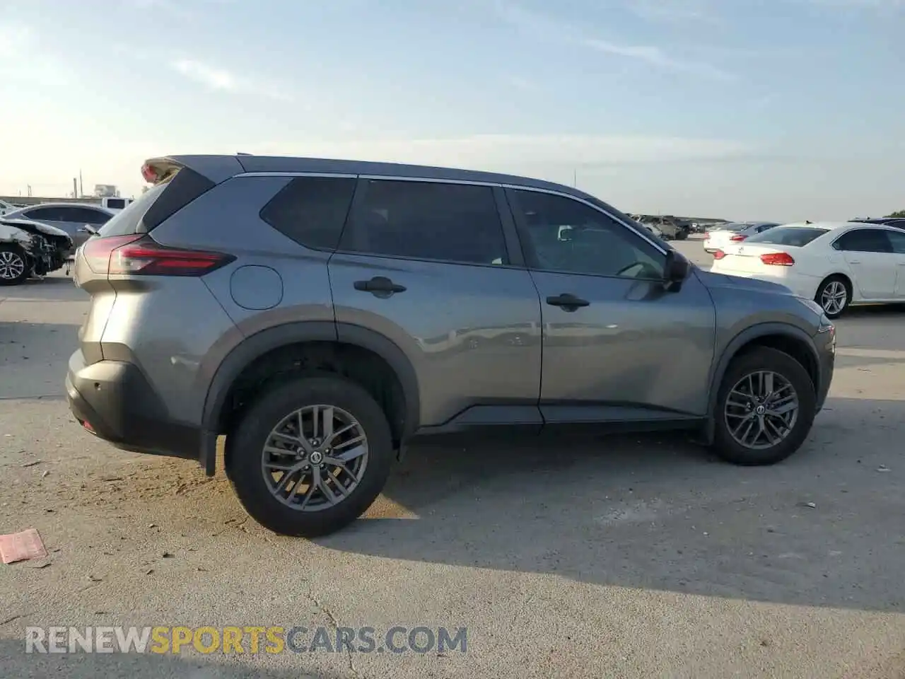 3 Photograph of a damaged car 5N1AT3AA0MC803654 NISSAN ROGUE 2021