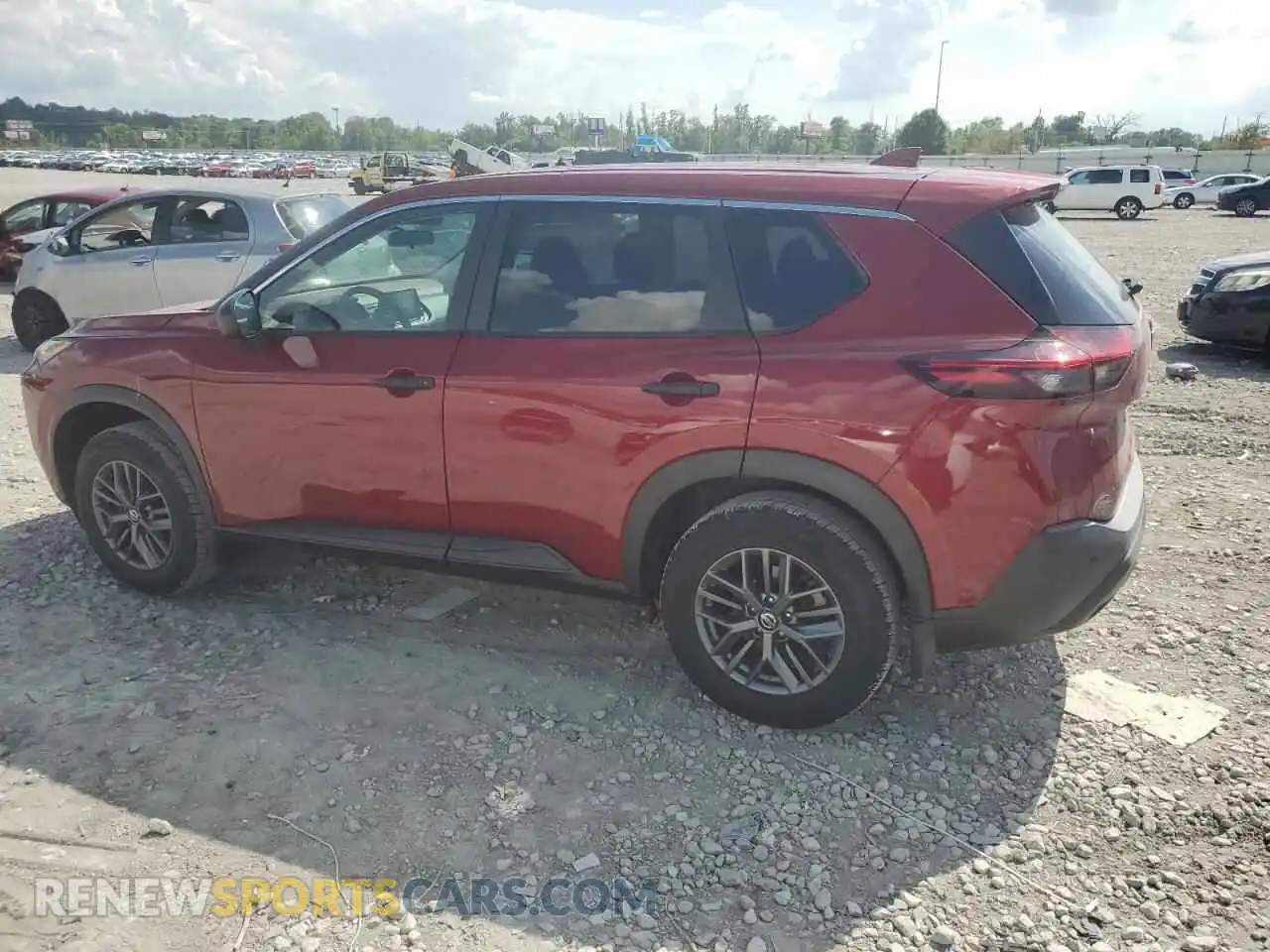 2 Photograph of a damaged car 5N1AT3AA0MC846665 NISSAN ROGUE 2021