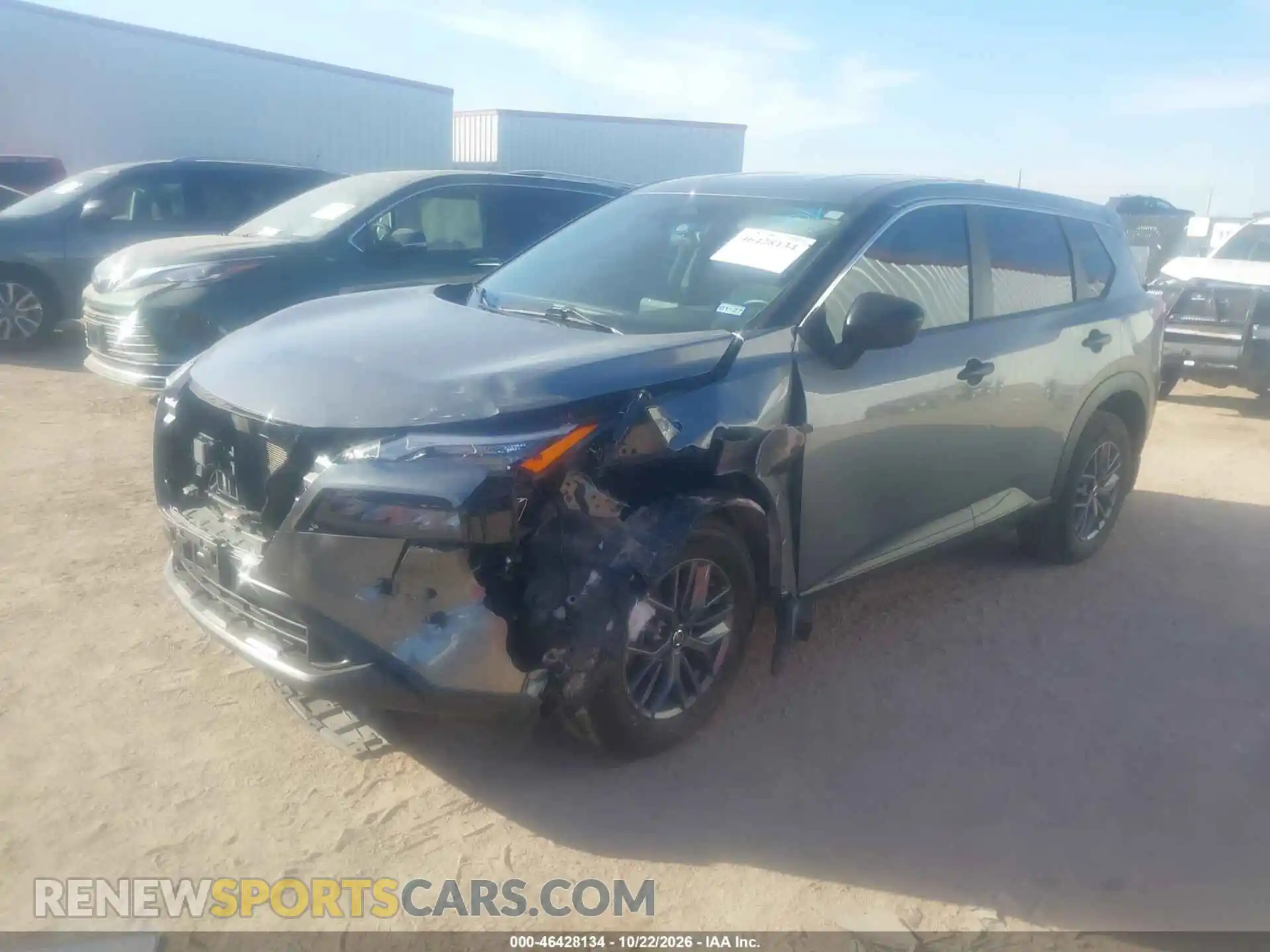 2 Photograph of a damaged car 5N1AT3AA1MC684058 NISSAN ROGUE 2021