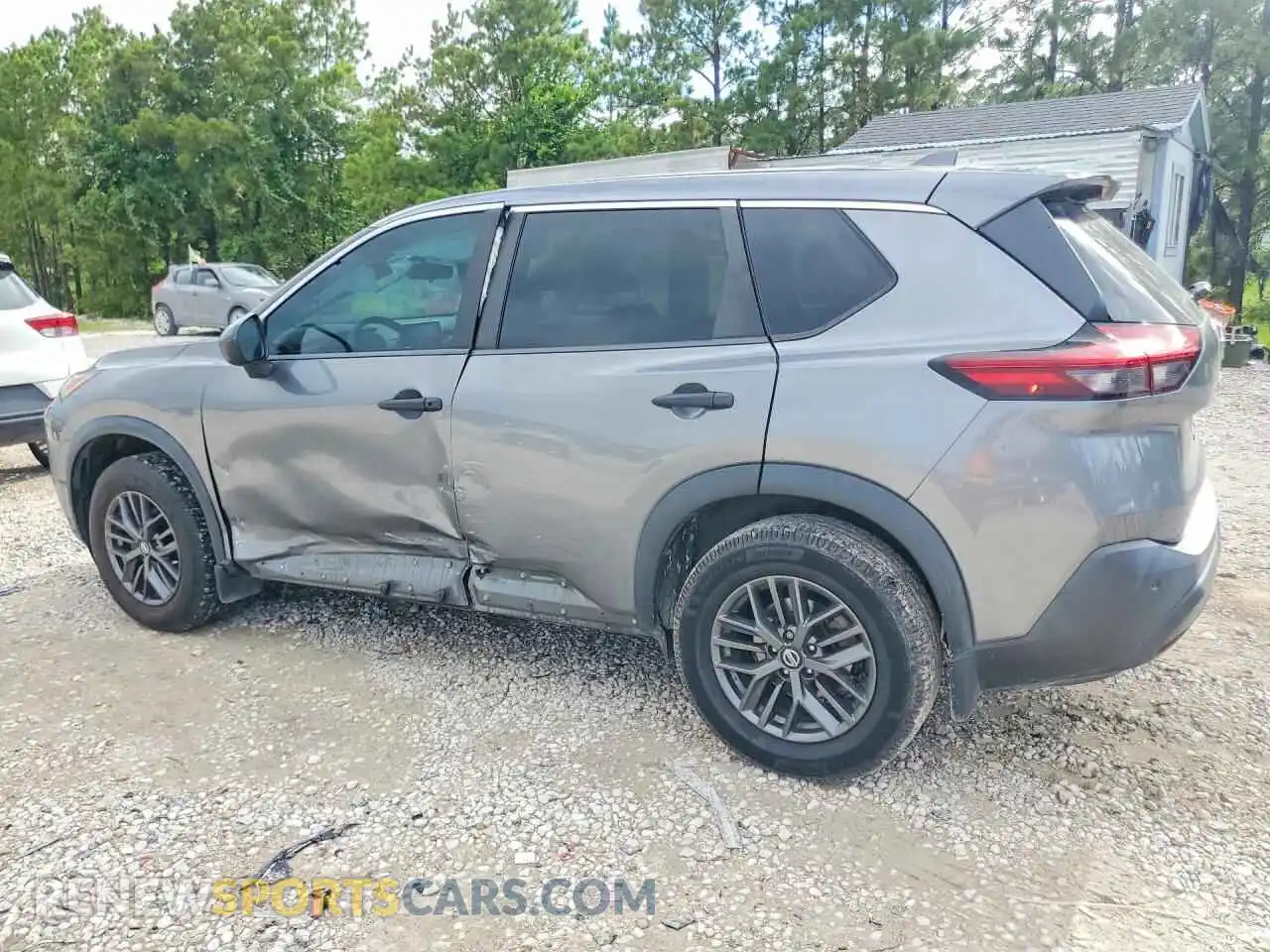 2 Photograph of a damaged car 5N1AT3AA1MC721710 NISSAN ROGUE 2021