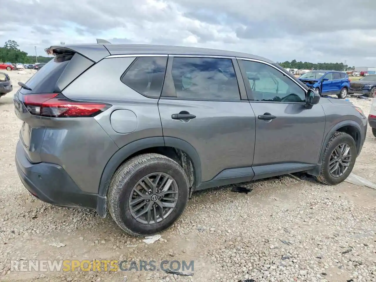 3 Photograph of a damaged car 5N1AT3AA1MC721710 NISSAN ROGUE 2021