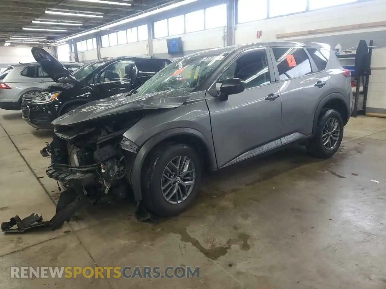 1 Photograph of a damaged car 5N1AT3AA1MC741004 NISSAN ROGUE 2021