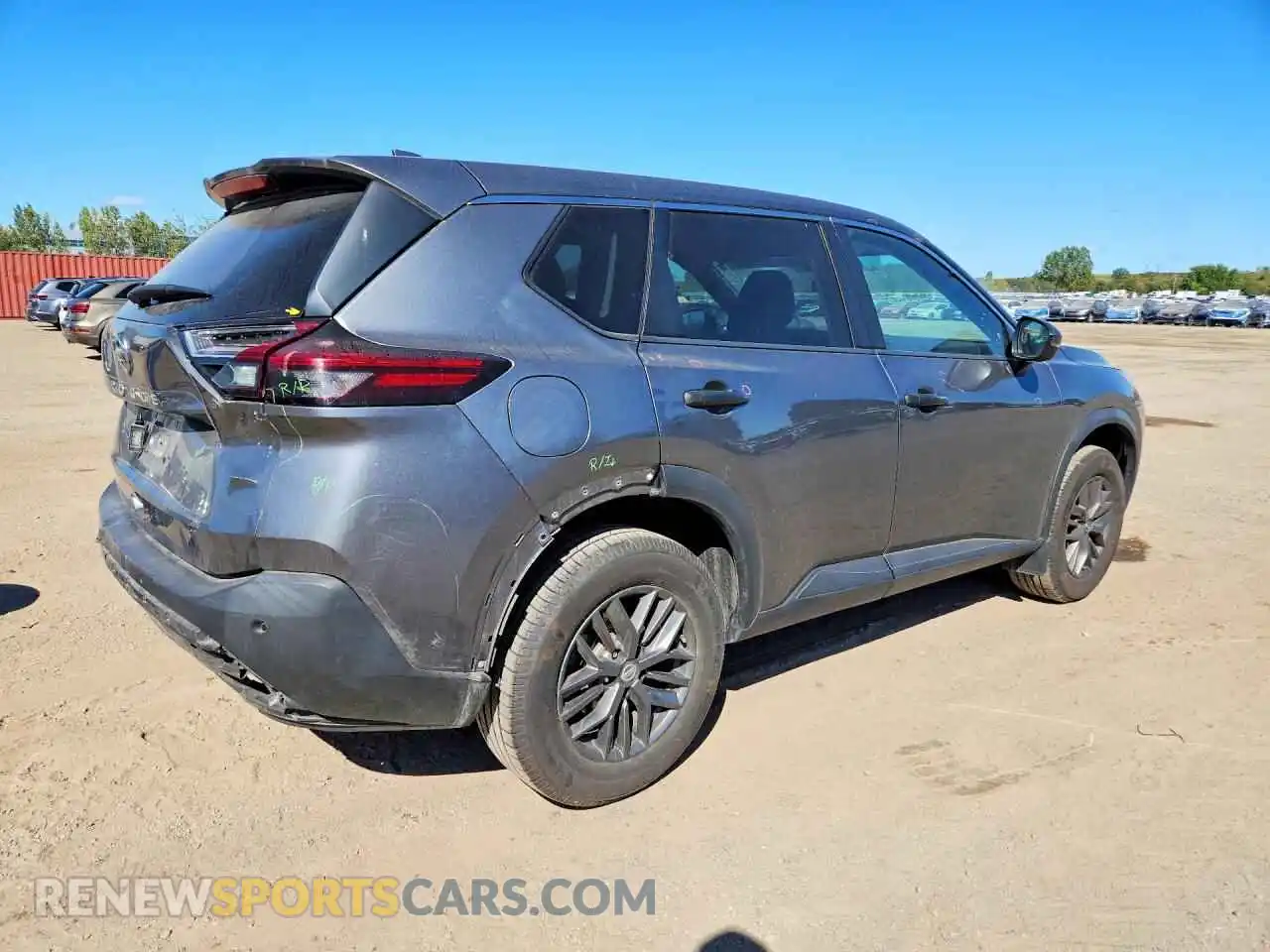 3 Photograph of a damaged car 5N1AT3AA2MC727452 NISSAN ROGUE 2021