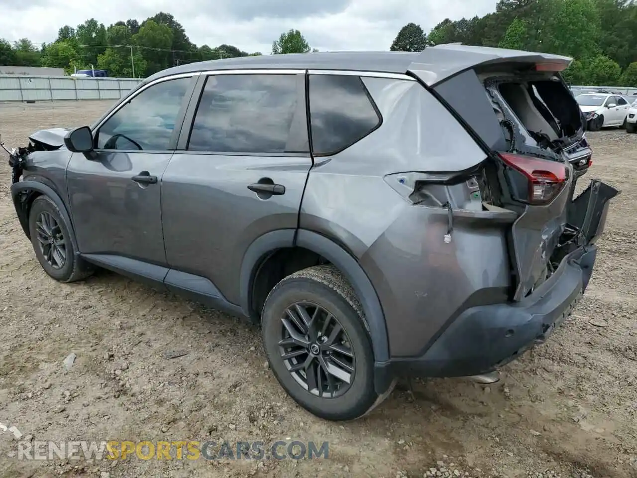 2 Photograph of a damaged car 5N1AT3AA2MC847641 NISSAN ROGUE 2021