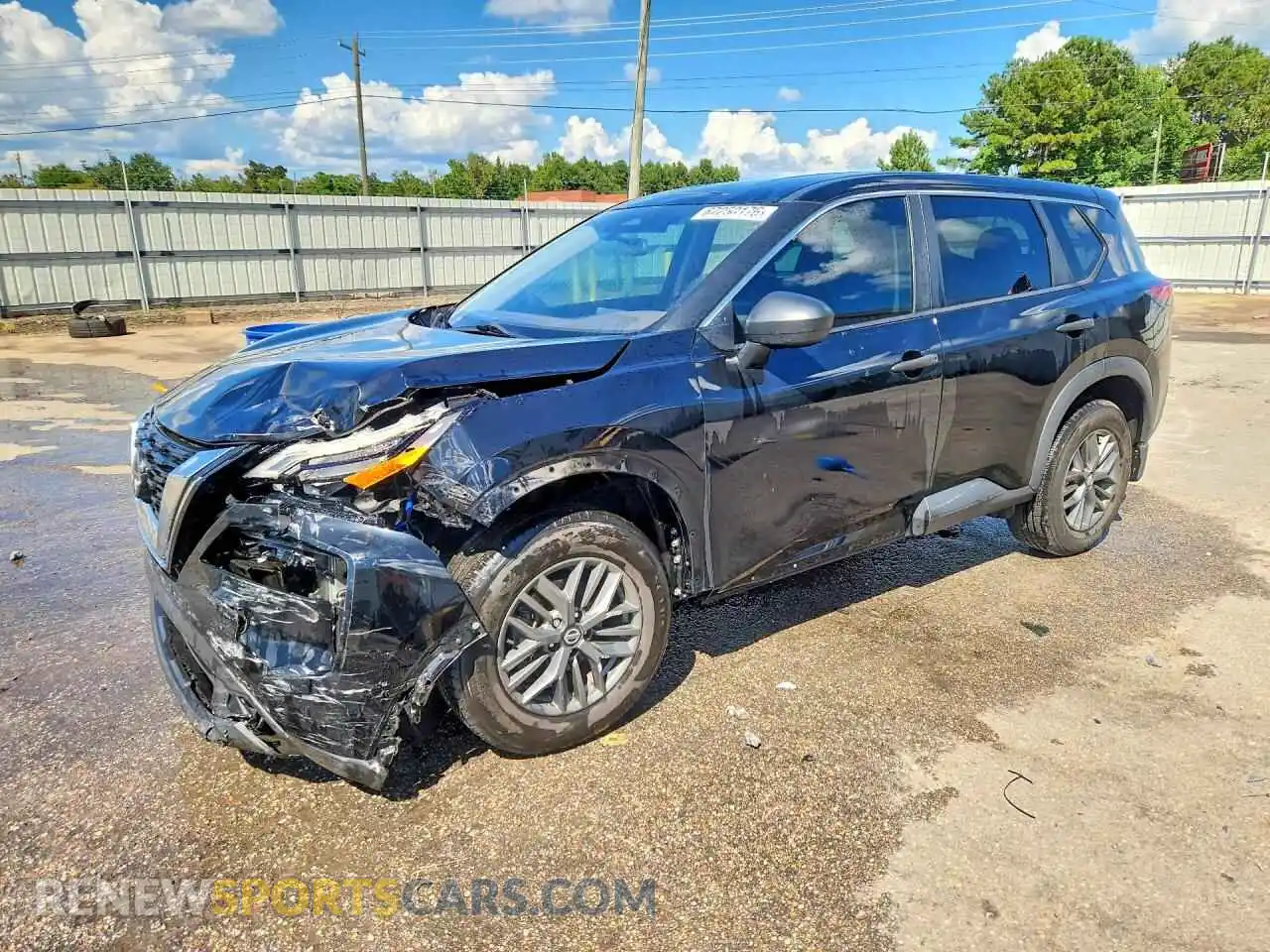 1 Photograph of a damaged car 5N1AT3AA2MC849017 NISSAN ROGUE 2021