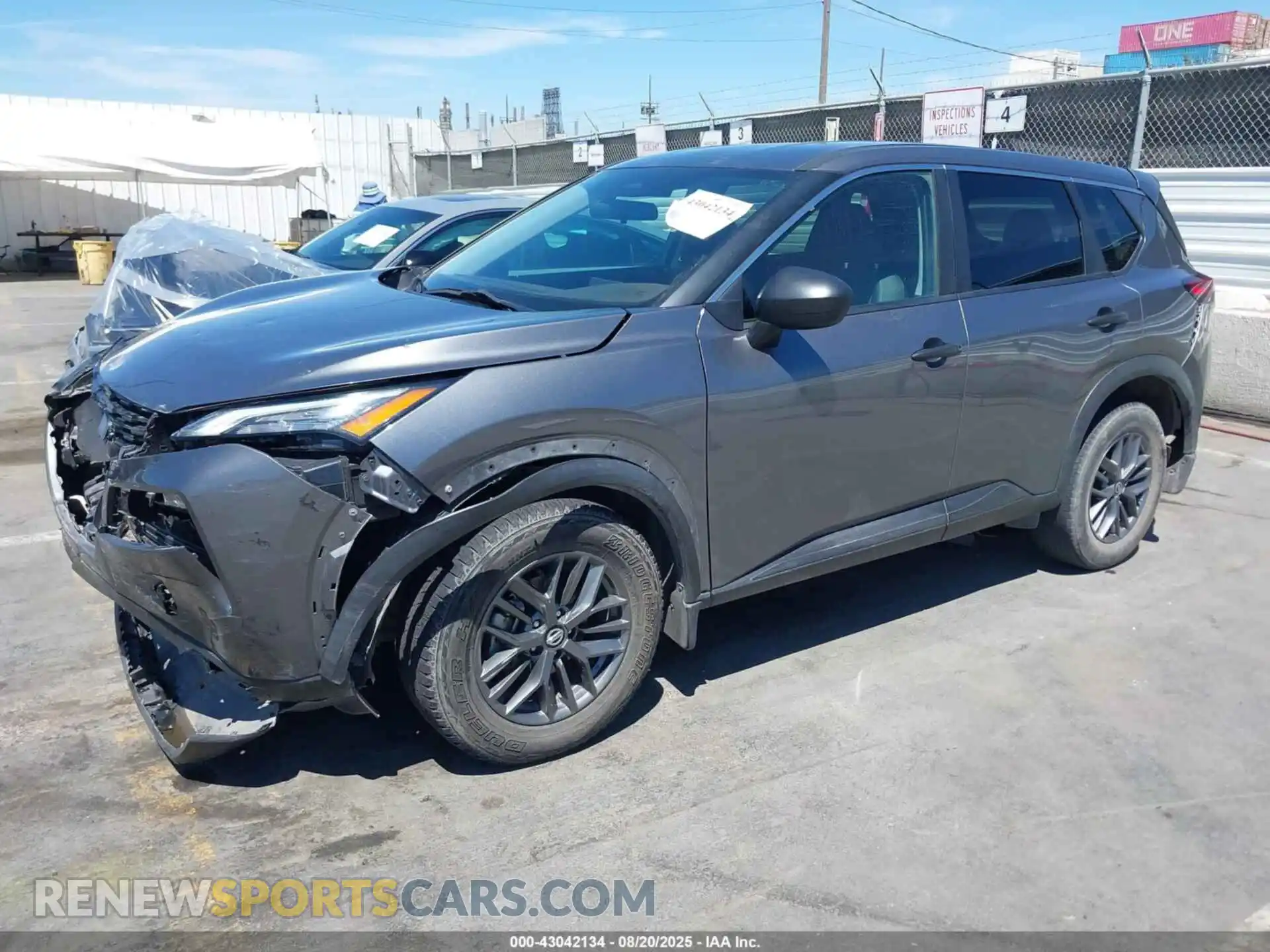 2 Photograph of a damaged car 5N1AT3AA3MC684045 NISSAN ROGUE 2021