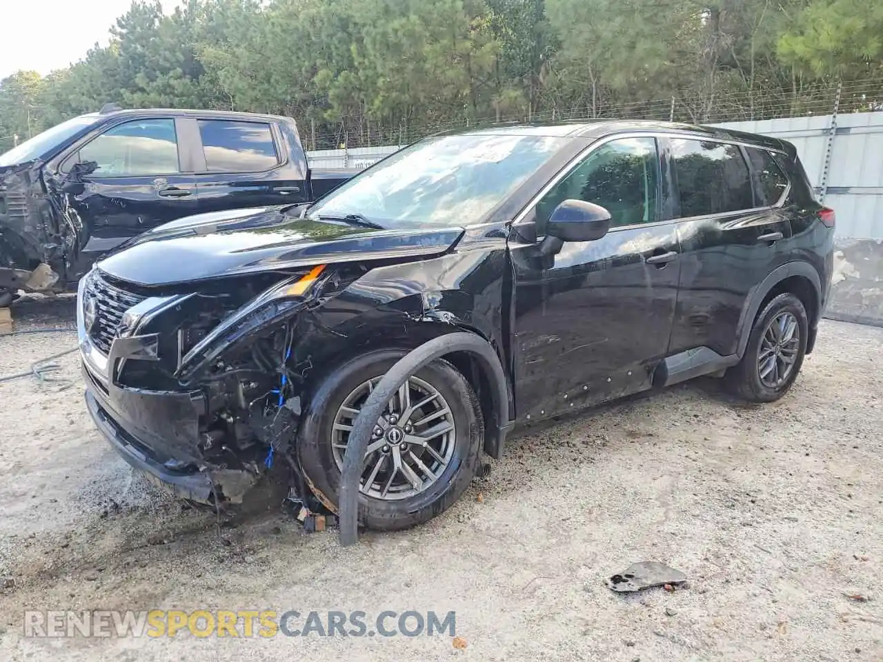 1 Photograph of a damaged car 5N1AT3AA3MC709963 NISSAN ROGUE 2021