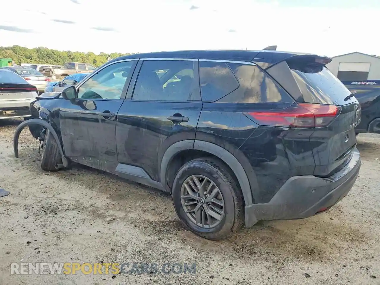 2 Photograph of a damaged car 5N1AT3AA3MC709963 NISSAN ROGUE 2021
