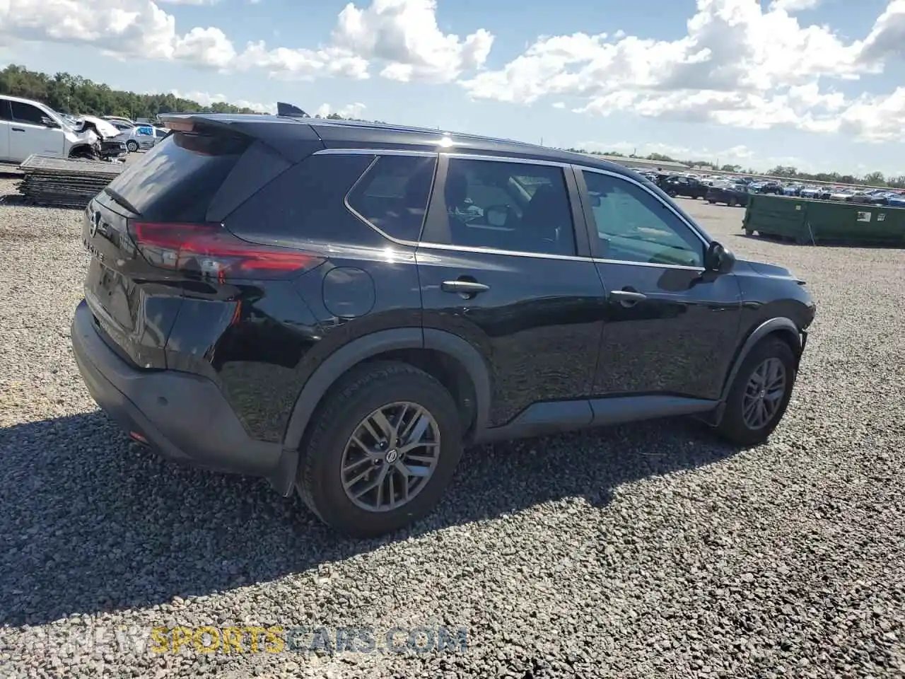 3 Photograph of a damaged car 5N1AT3AA3MC770214 NISSAN ROGUE 2021