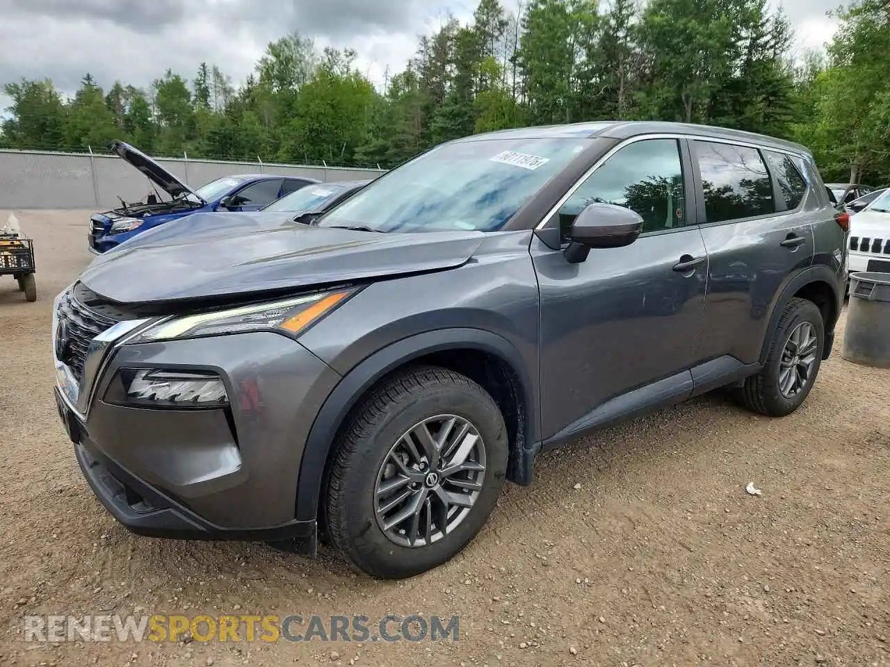 1 Photograph of a damaged car 5N1AT3AA3MC790575 NISSAN ROGUE 2021