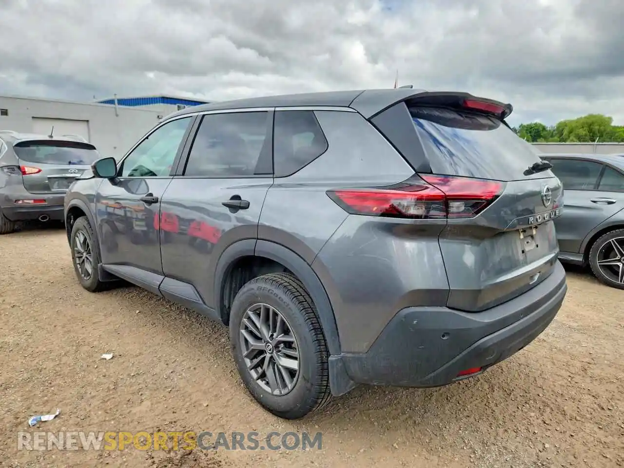 2 Photograph of a damaged car 5N1AT3AA3MC790575 NISSAN ROGUE 2021