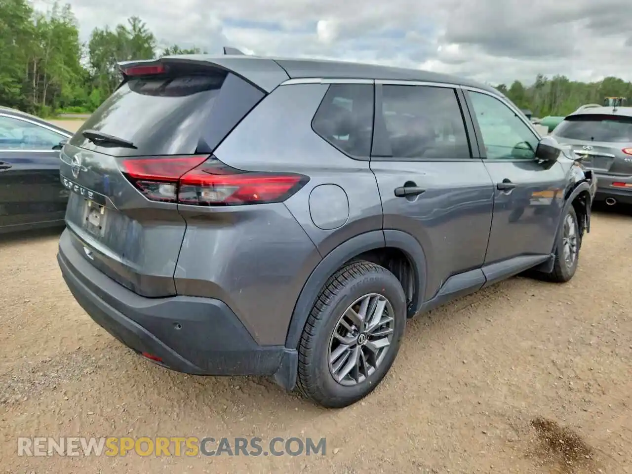 3 Photograph of a damaged car 5N1AT3AA3MC790575 NISSAN ROGUE 2021