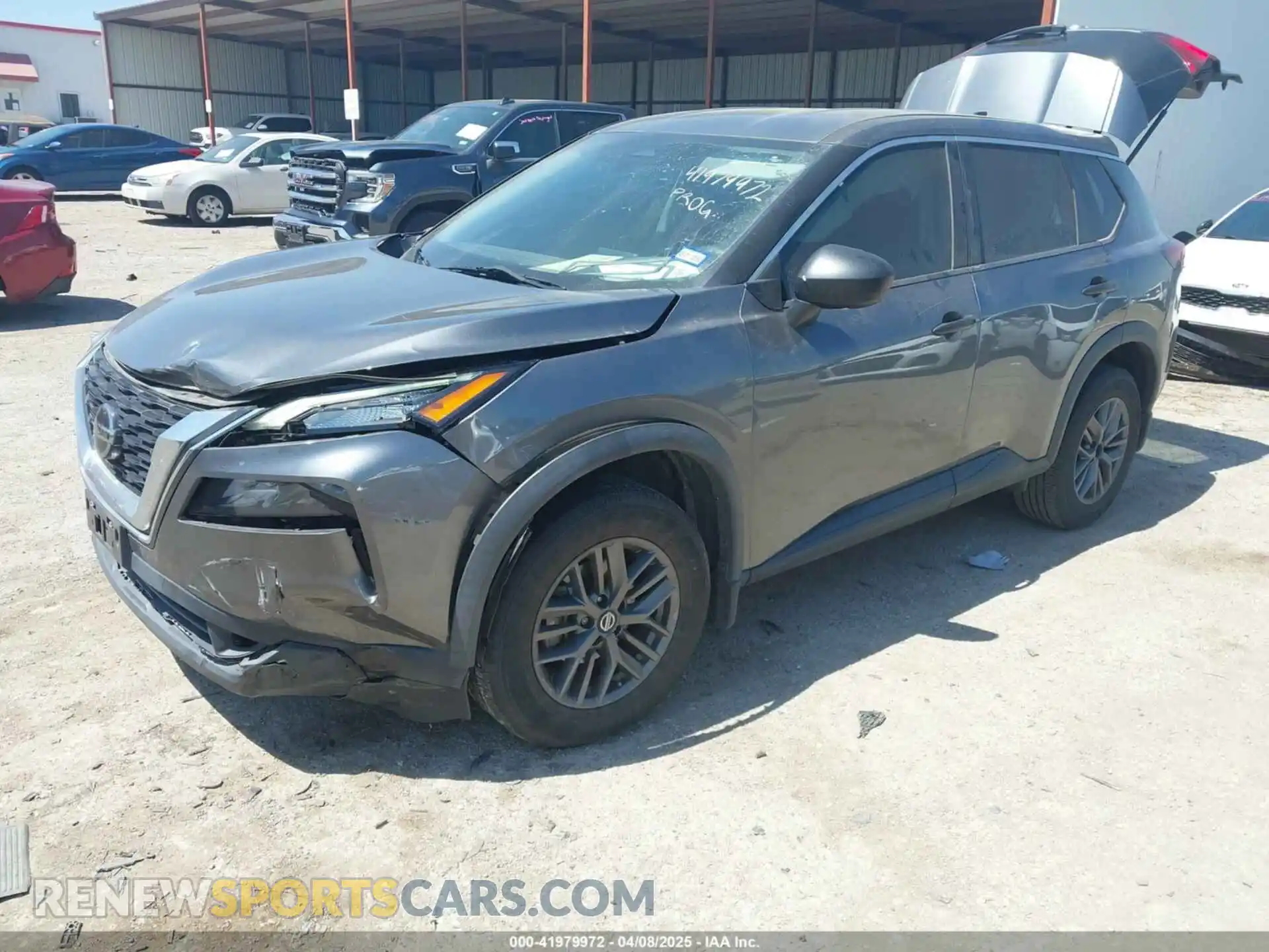 2 Photograph of a damaged car 5N1AT3AA3MC798580 NISSAN ROGUE 2021