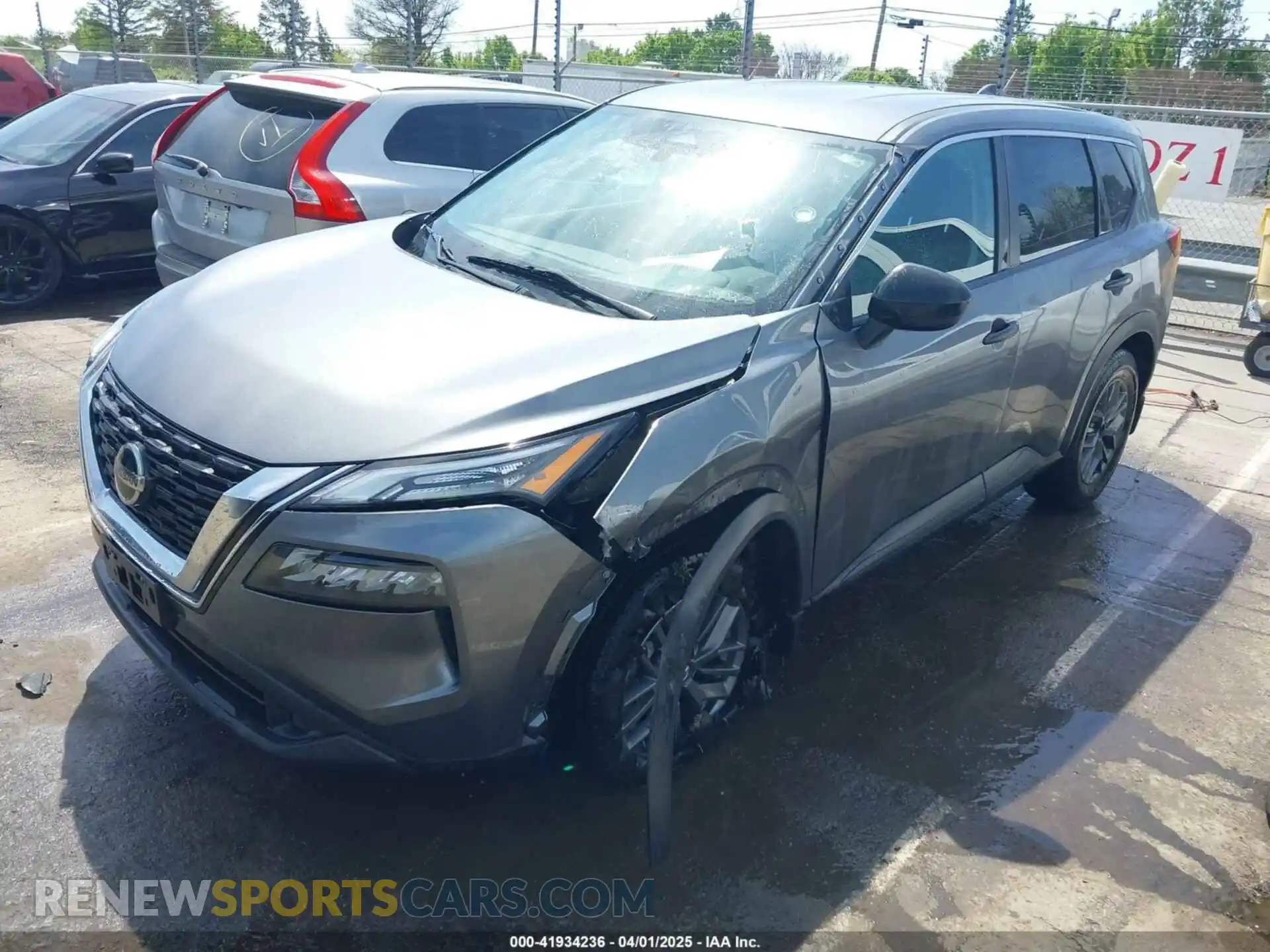 2 Photograph of a damaged car 5N1AT3AA4MC717490 NISSAN ROGUE 2021