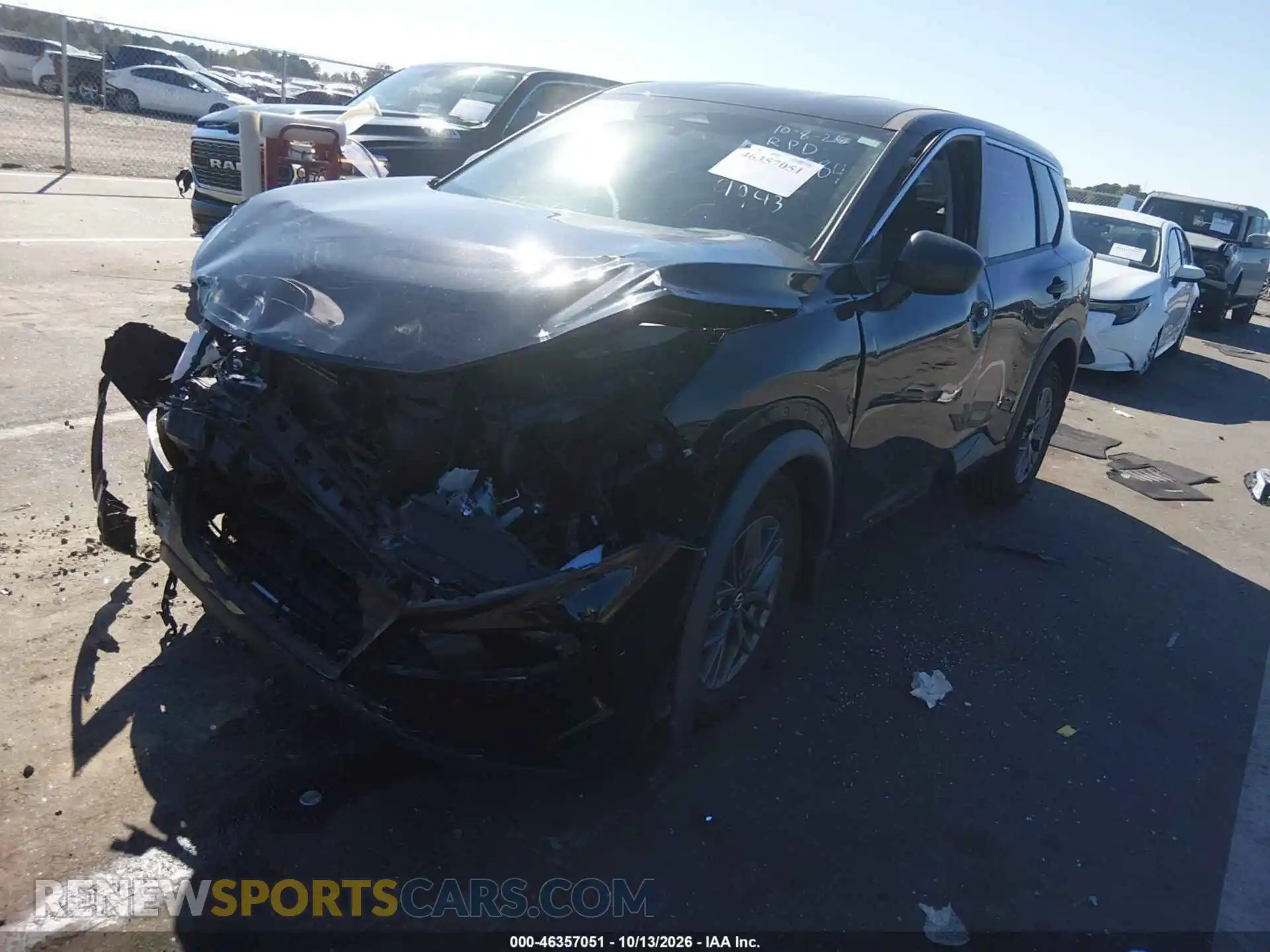 2 Photograph of a damaged car 5N1AT3AA4MC794943 NISSAN ROGUE 2021