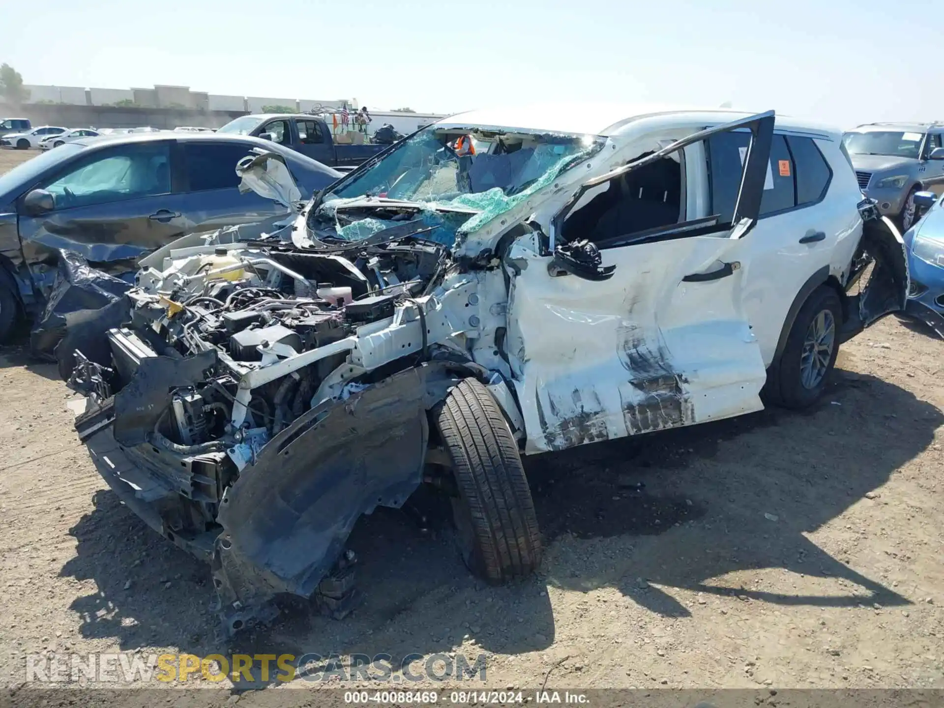 2 Photograph of a damaged car 5N1AT3AA4MC808937 NISSAN ROGUE 2021