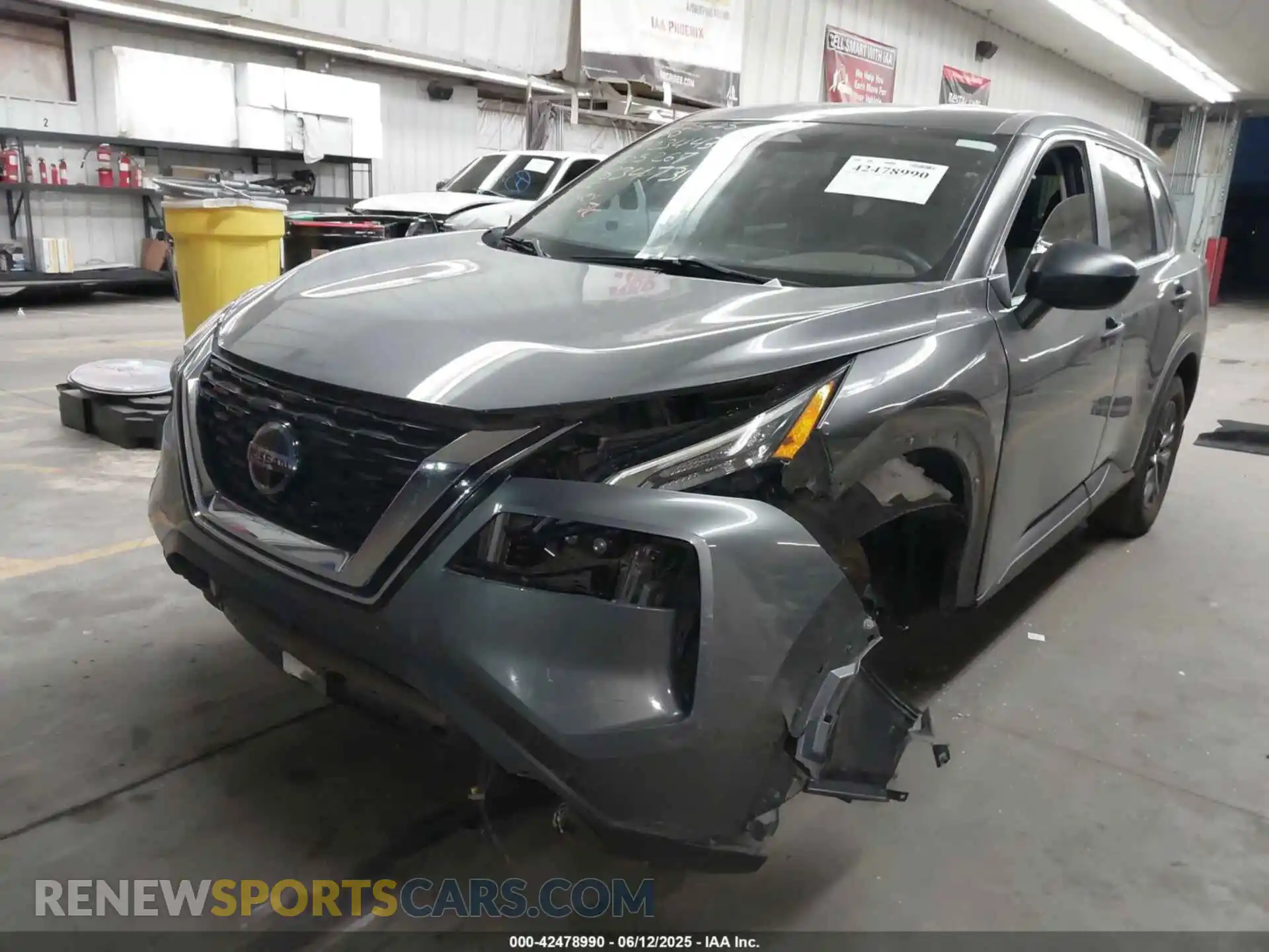 2 Photograph of a damaged car 5N1AT3AA4MC834731 NISSAN ROGUE 2021