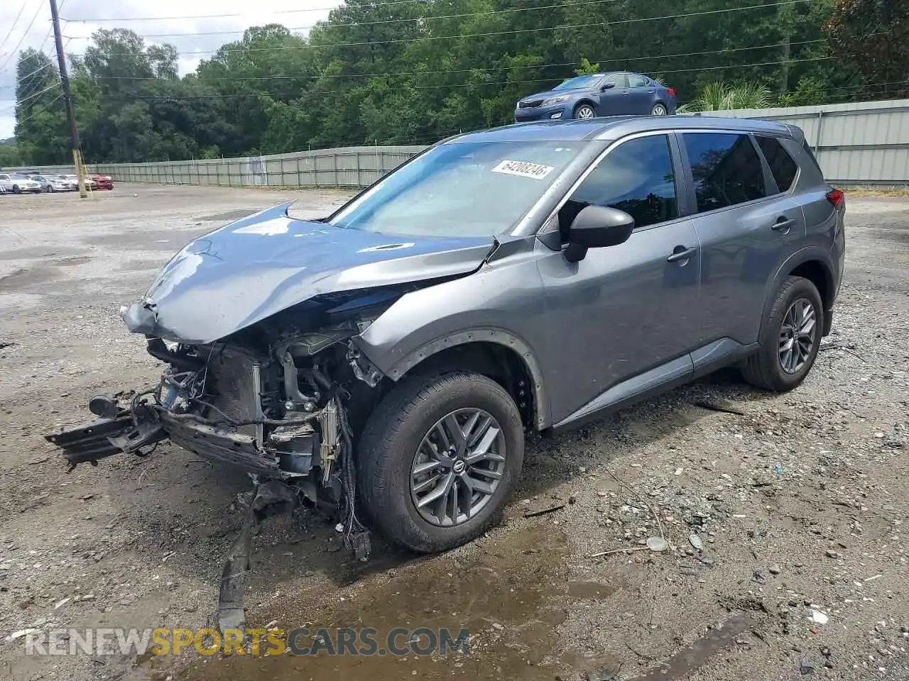 1 Photograph of a damaged car 5N1AT3AA5MC674682 NISSAN ROGUE 2021