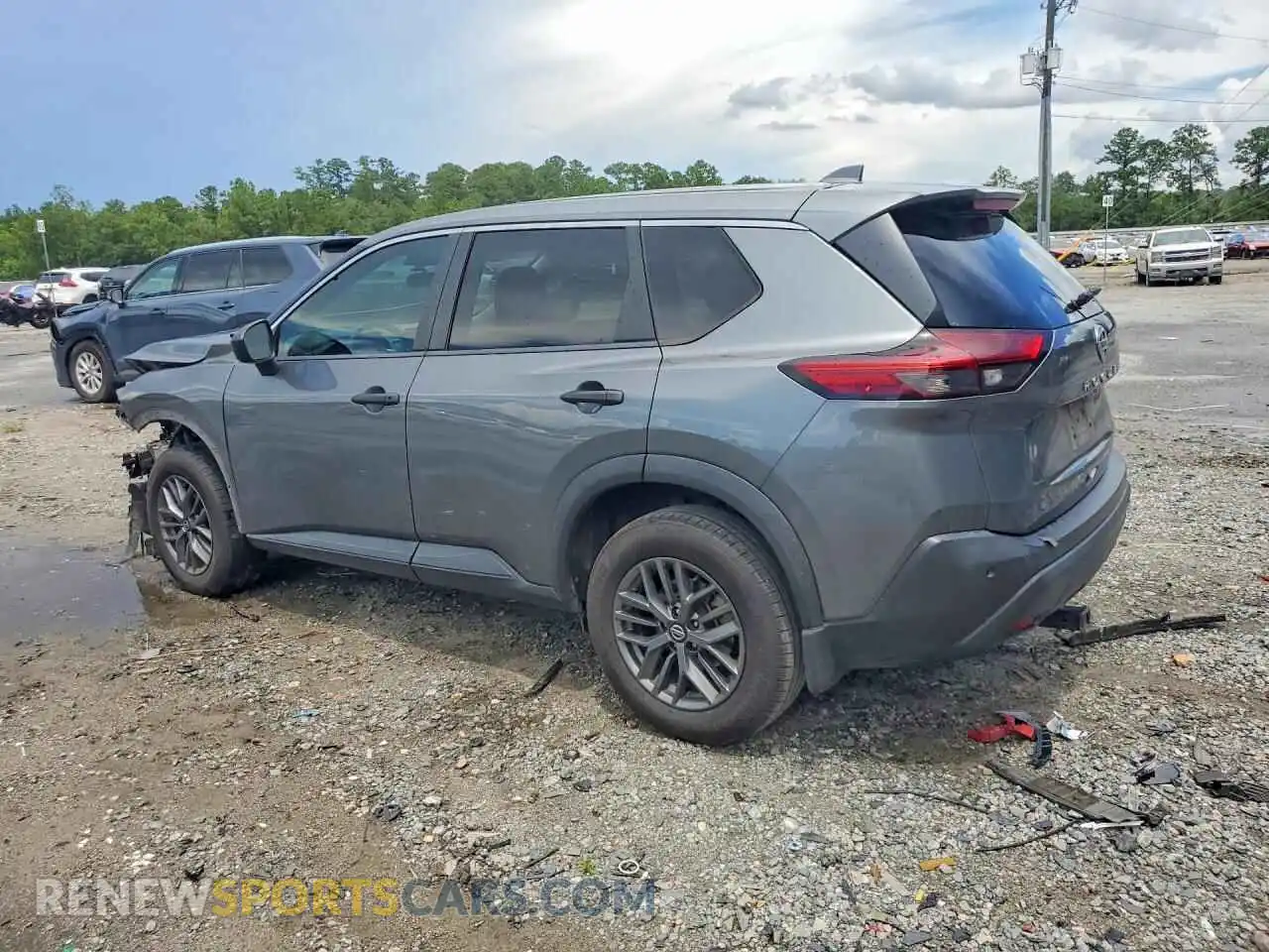 2 Photograph of a damaged car 5N1AT3AA5MC674682 NISSAN ROGUE 2021