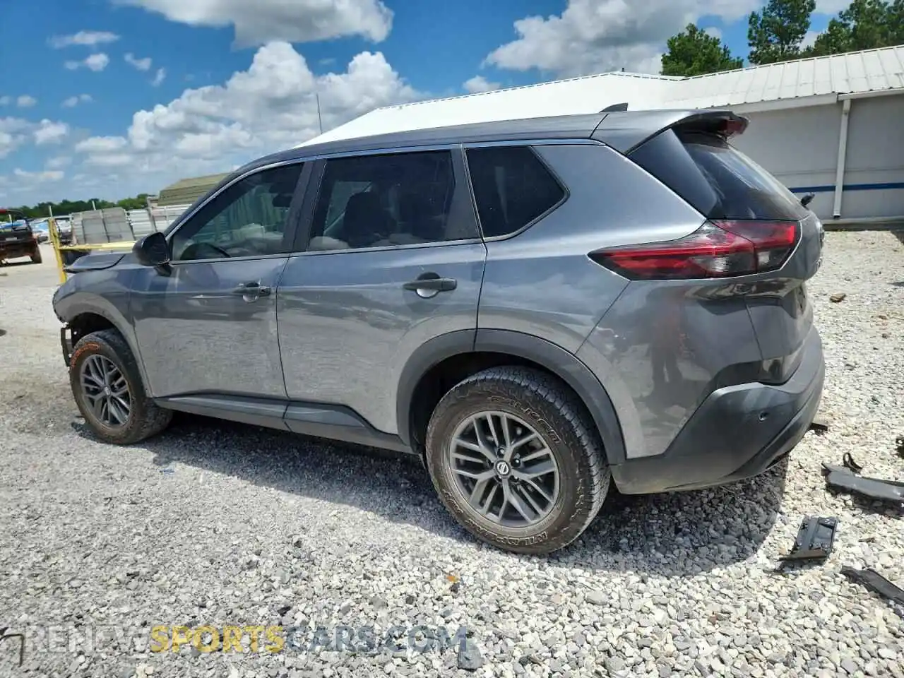 2 Photograph of a damaged car 5N1AT3AA5MC685293 NISSAN ROGUE 2021