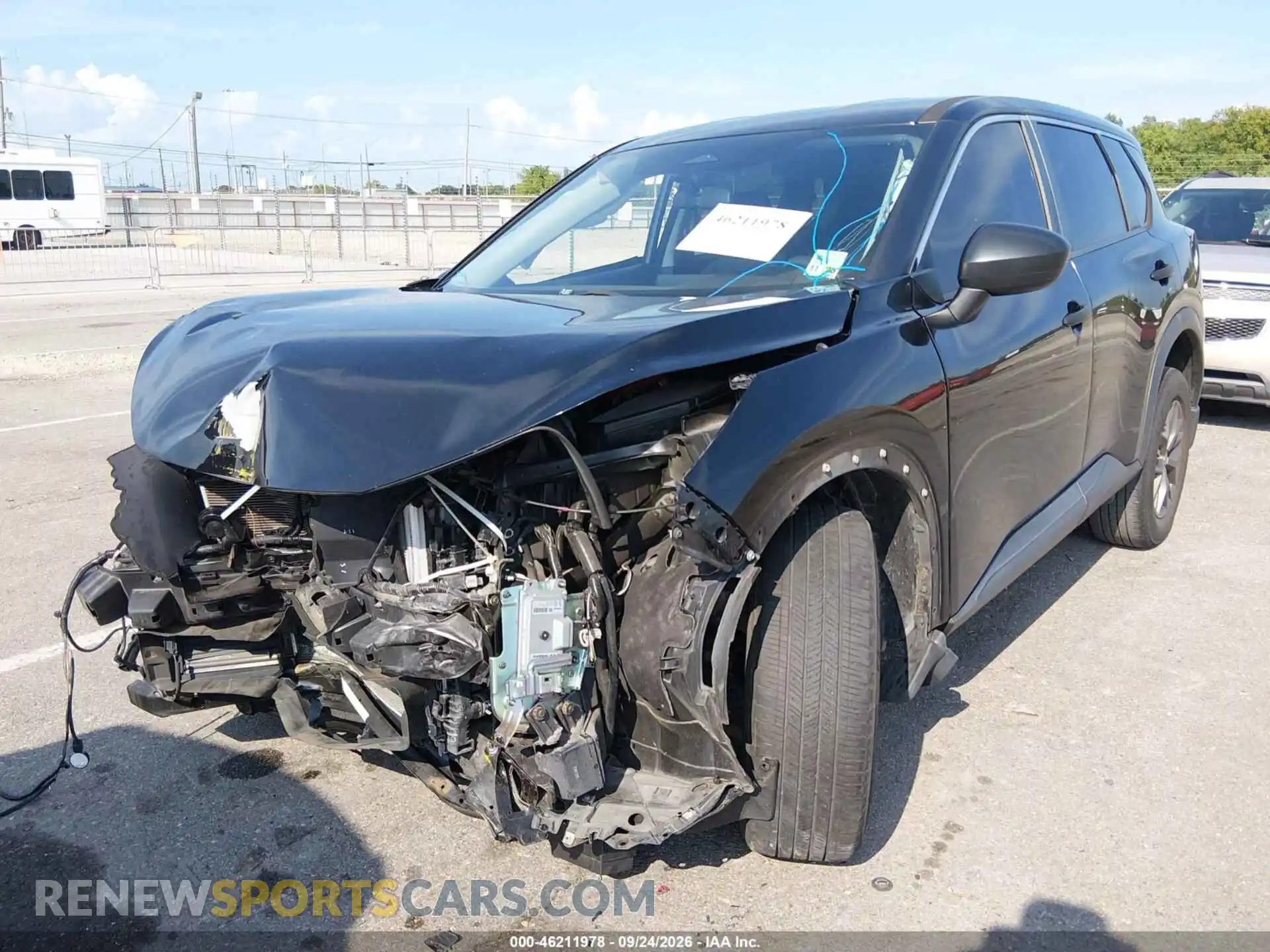 2 fotografías del automóvil dañado 5N1AT3AA5MC734251 NISSAN ROGUE 2021