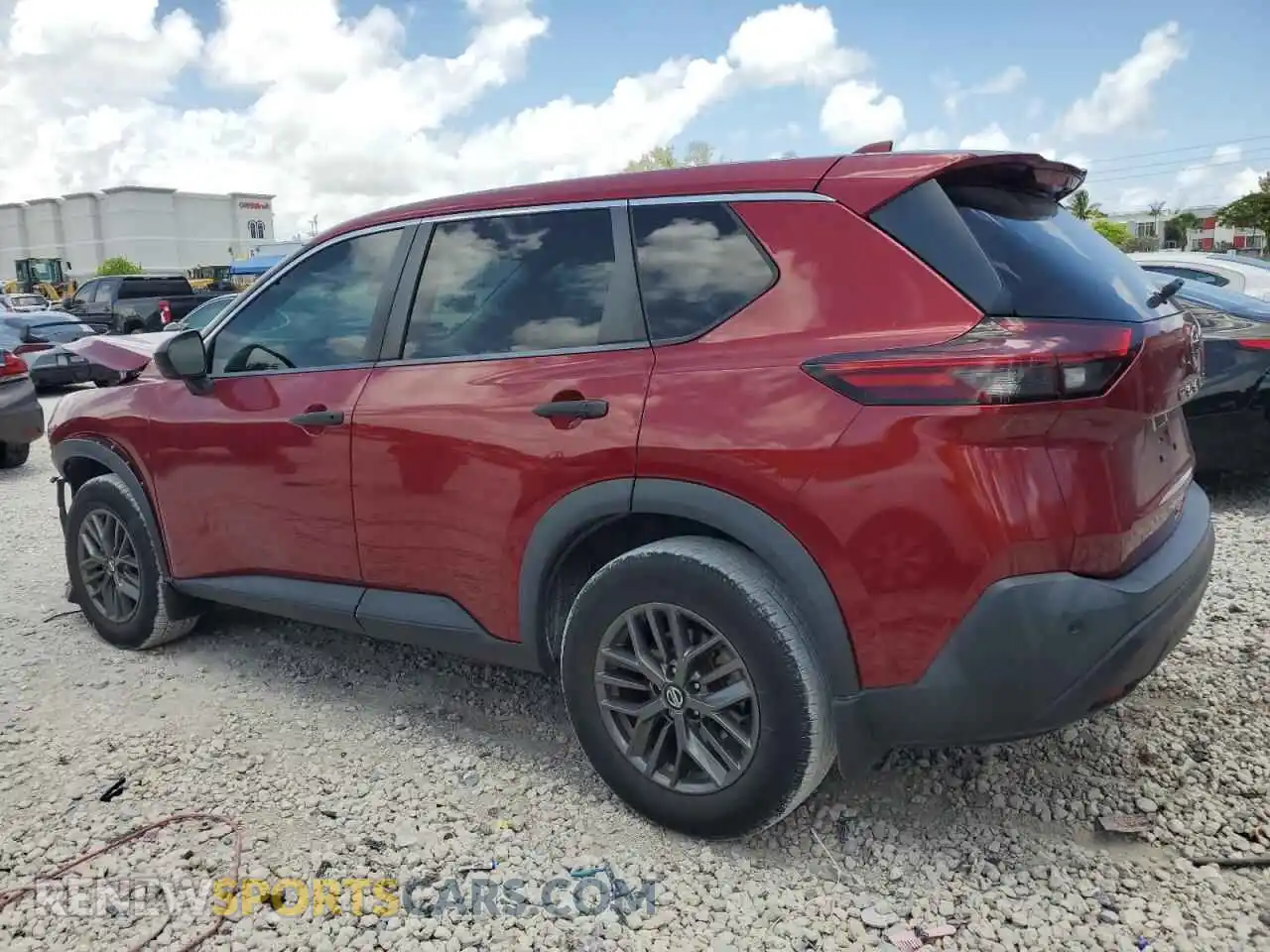 2 Photograph of a damaged car 5N1AT3AA5MC736601 NISSAN ROGUE 2021