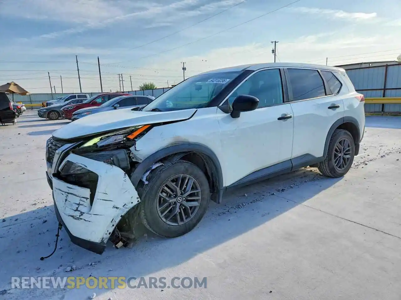 1 Photograph of a damaged car 5N1AT3AA5MC771414 NISSAN ROGUE 2021
