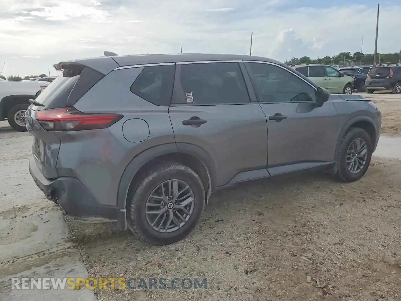 3 Photograph of a damaged car 5N1AT3AA7MC678555 NISSAN ROGUE 2021
