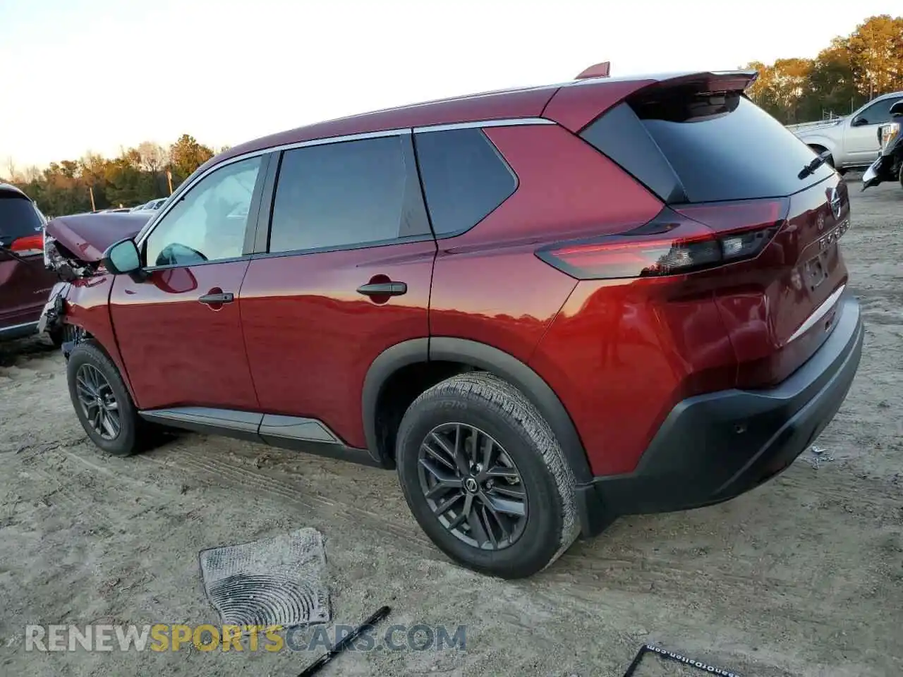 2 Photograph of a damaged car 5N1AT3AA7MC753142 NISSAN ROGUE 2021