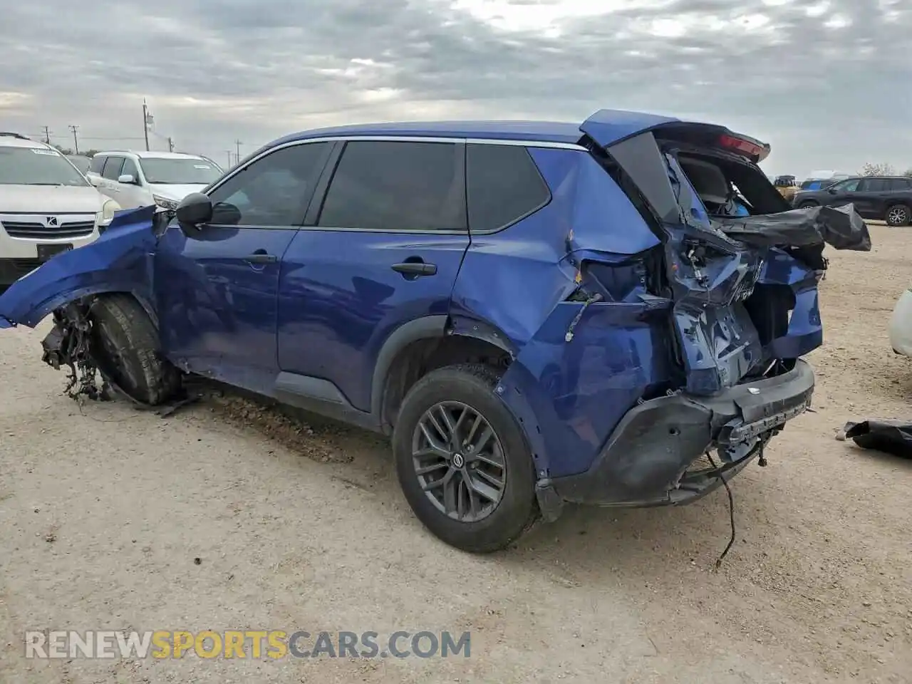2 Photograph of a damaged car 5N1AT3AA7MC829507 NISSAN ROGUE 2021