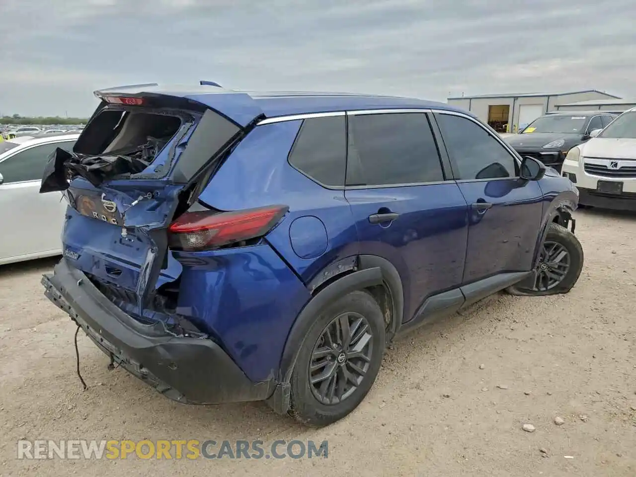 3 Photograph of a damaged car 5N1AT3AA7MC829507 NISSAN ROGUE 2021