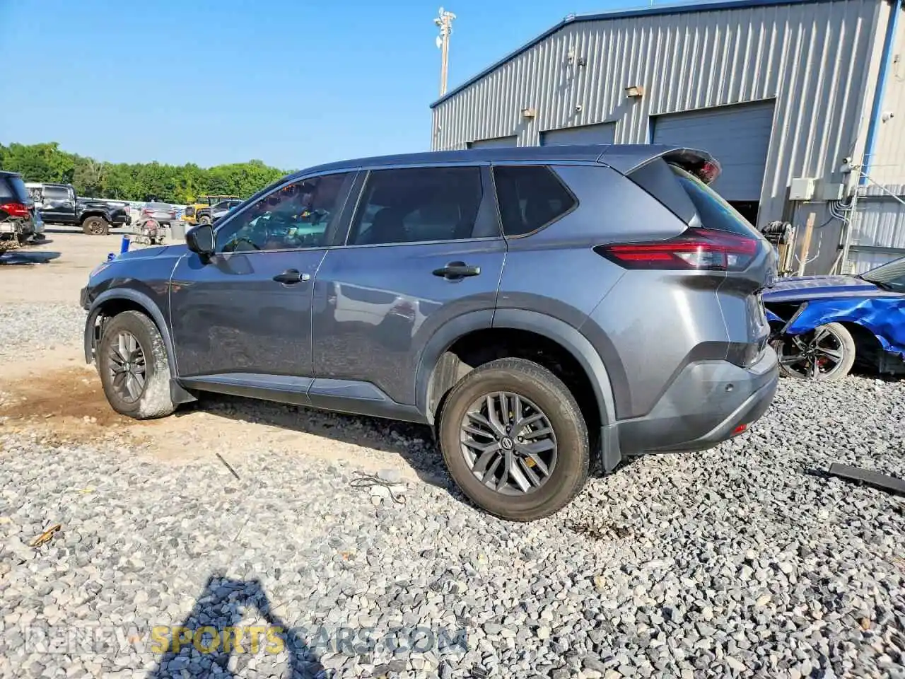 2 Photograph of a damaged car 5N1AT3AA8MC684512 NISSAN ROGUE 2021
