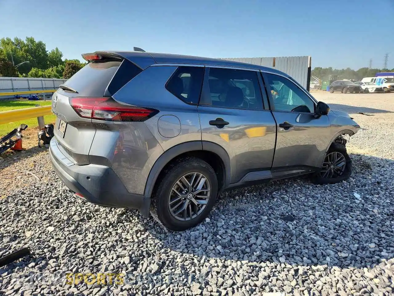 3 Photograph of a damaged car 5N1AT3AA8MC684512 NISSAN ROGUE 2021