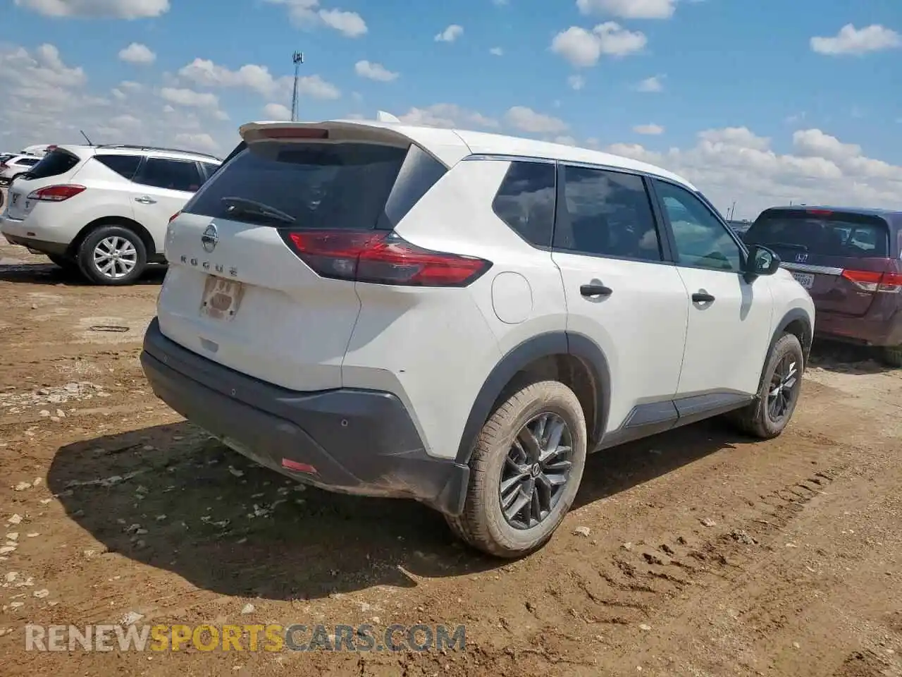 3 Photograph of a damaged car 5N1AT3AA8MC807404 NISSAN ROGUE 2021