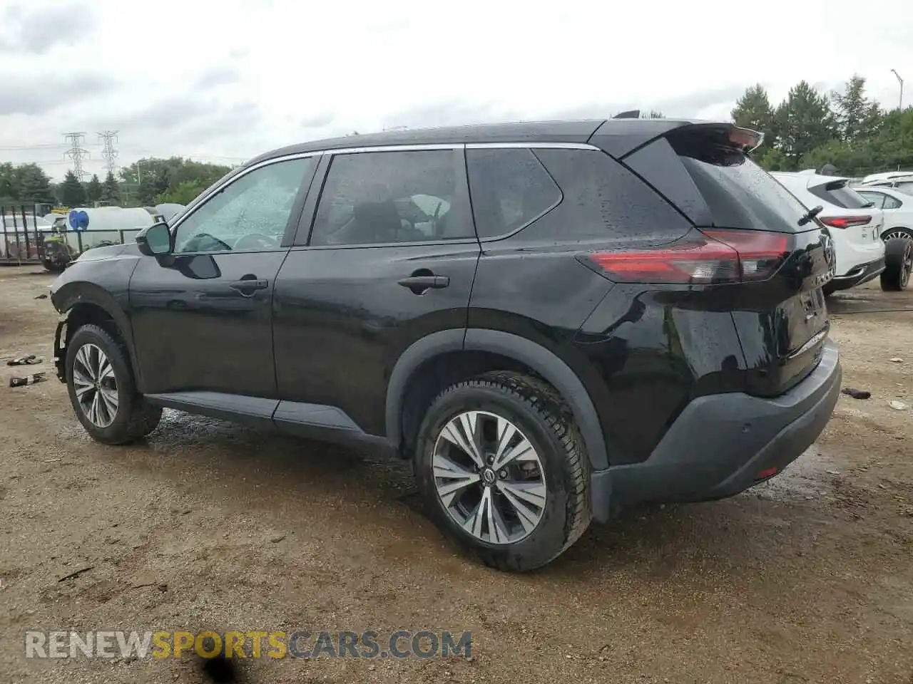 2 Photograph of a damaged car 5N1AT3AA8MC812117 NISSAN ROGUE 2021