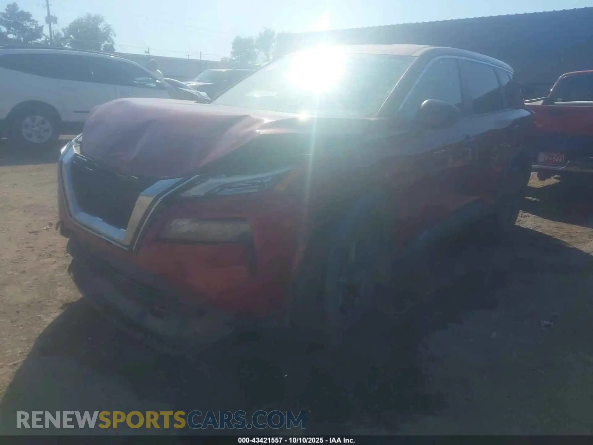 2 Photograph of a damaged car 5N1AT3AA8MC820654 NISSAN ROGUE 2021