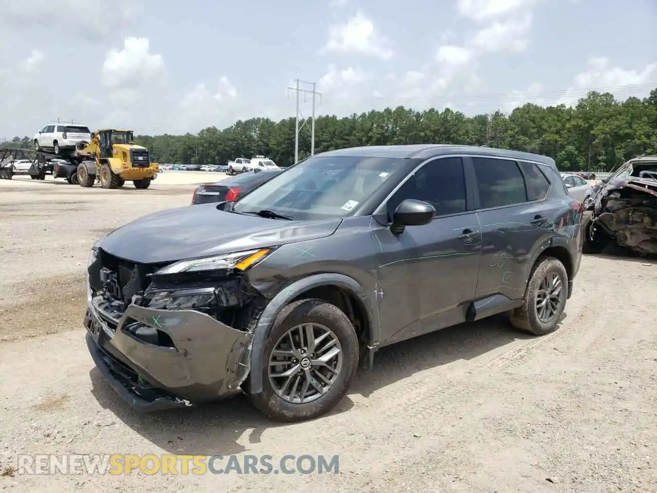 1 Photograph of a damaged car 5N1AT3AA9MC783677 NISSAN ROGUE 2021