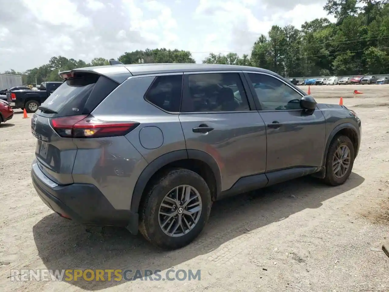 3 Photograph of a damaged car 5N1AT3AA9MC783677 NISSAN ROGUE 2021