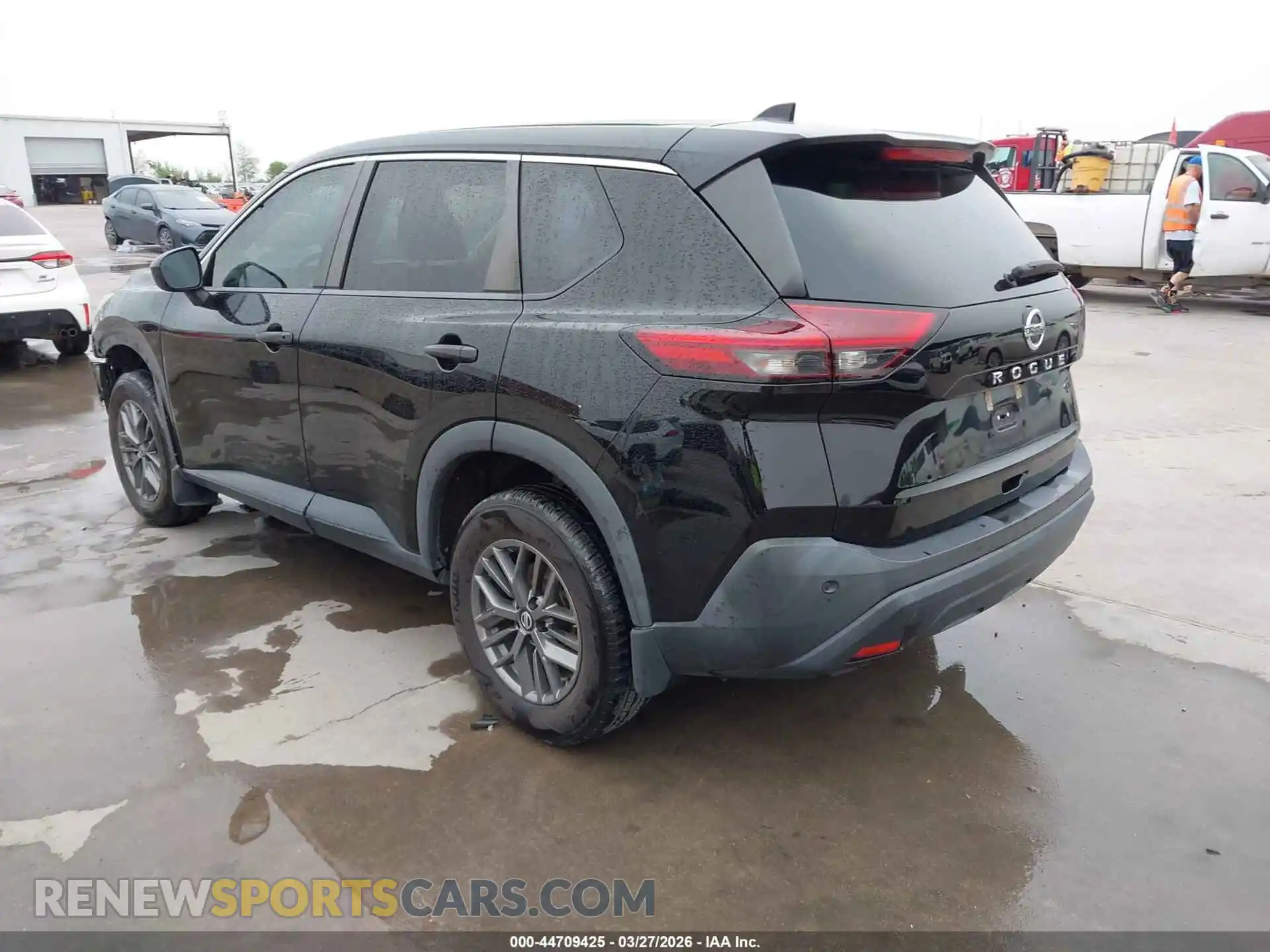 3 fotografías del automóvil dañado 5N1AT3AAXMC691199 NISSAN ROGUE 2021