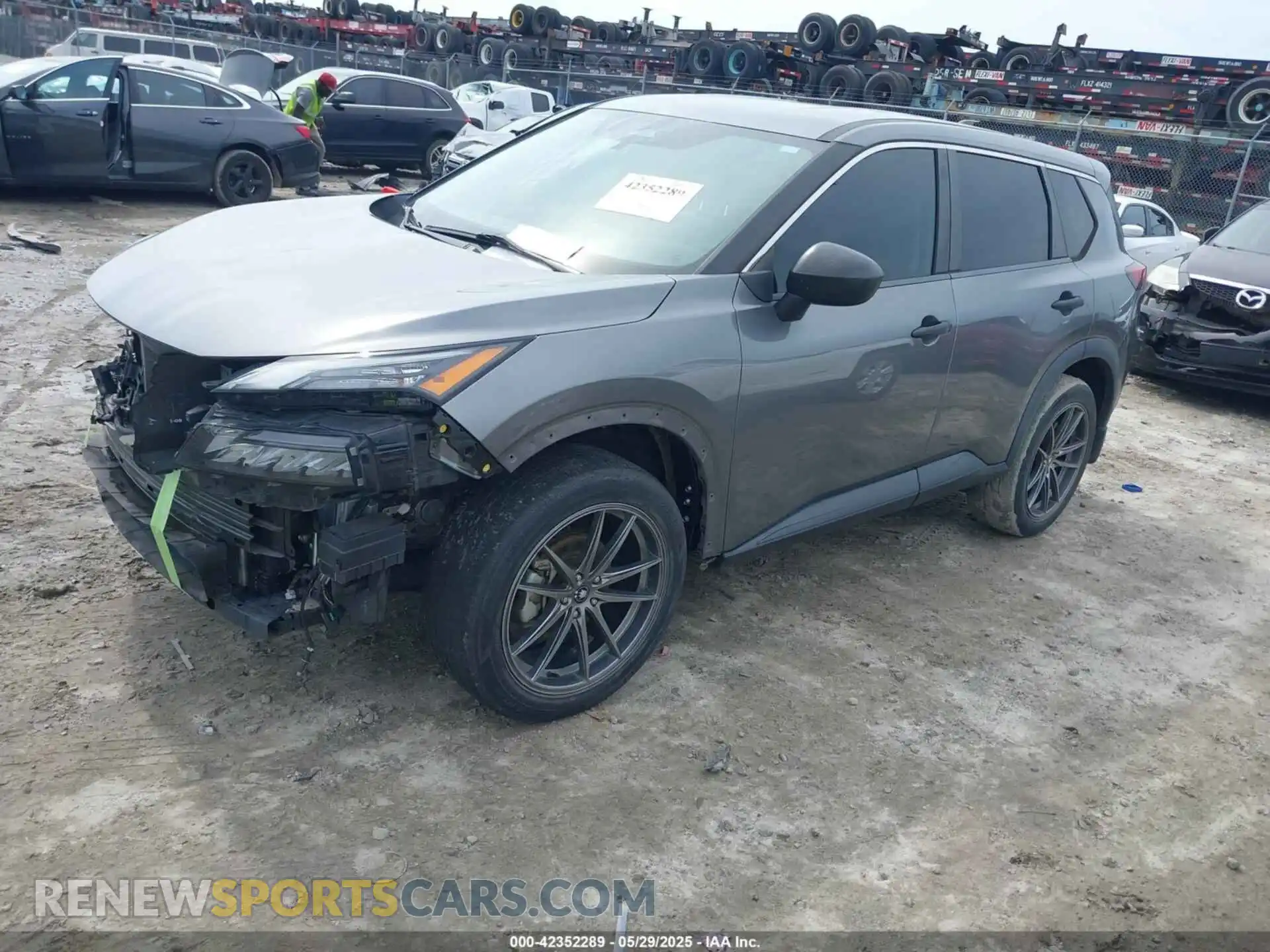 2 Photograph of a damaged car 5N1AT3AAXMC700452 NISSAN ROGUE 2021