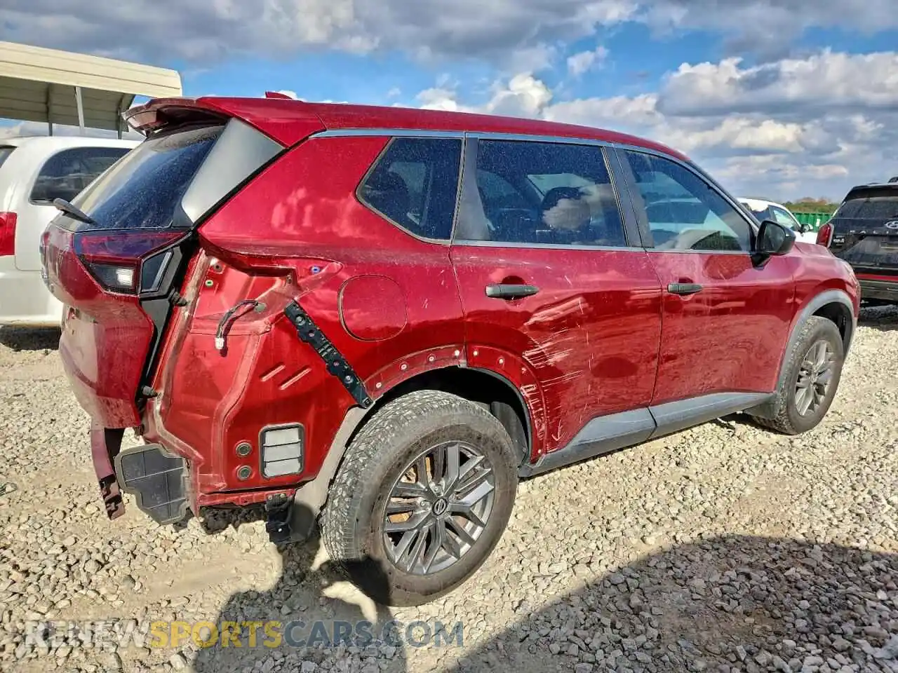 3 Photograph of a damaged car 5N1AT3AAXMC750977 NISSAN ROGUE 2021