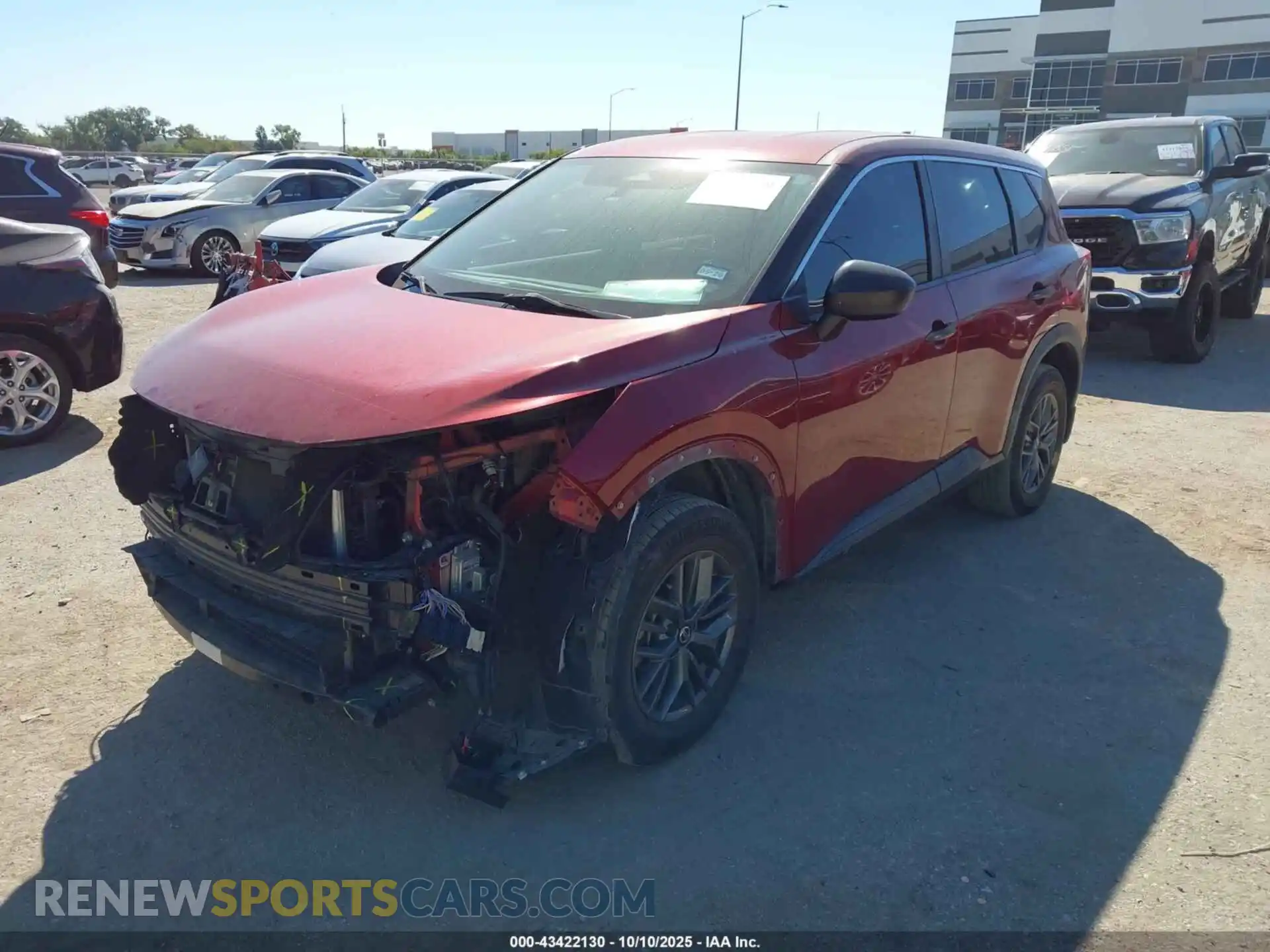 2 Photograph of a damaged car 5N1AT3AAXMC757539 NISSAN ROGUE 2021