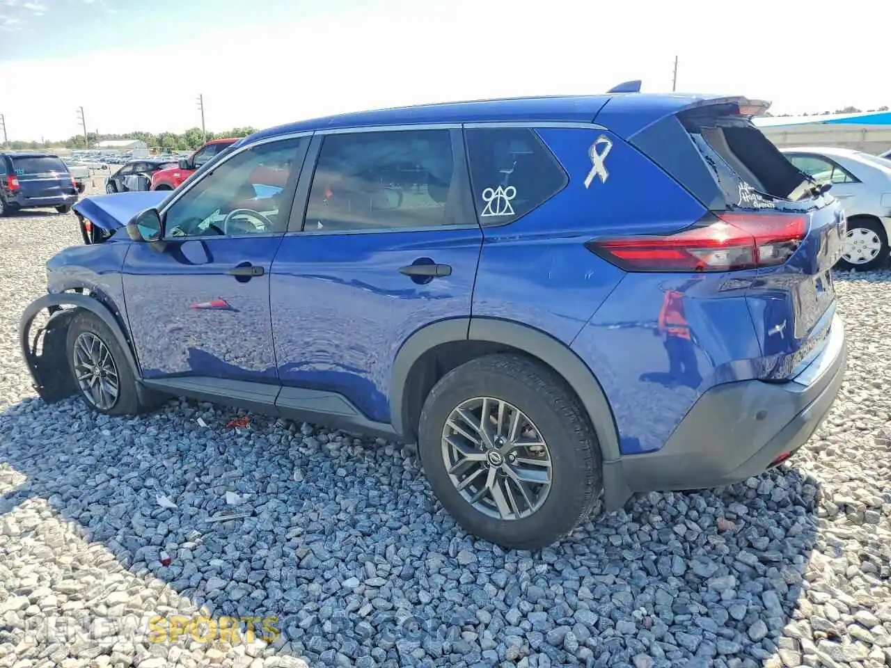 2 Photograph of a damaged car 5N1AT3AAXMC788161 NISSAN ROGUE 2021