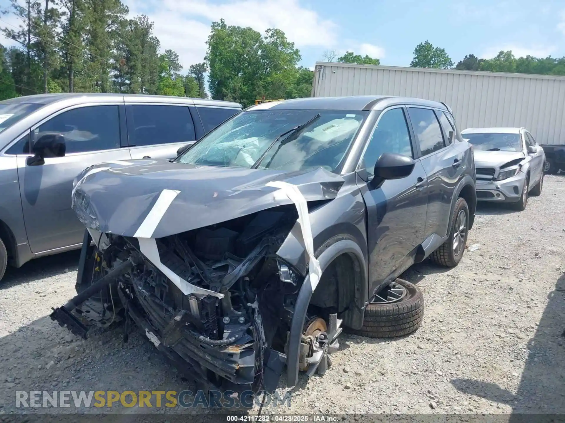 2 Photograph of a damaged car 5N1AT3AAXMC801894 NISSAN ROGUE 2021