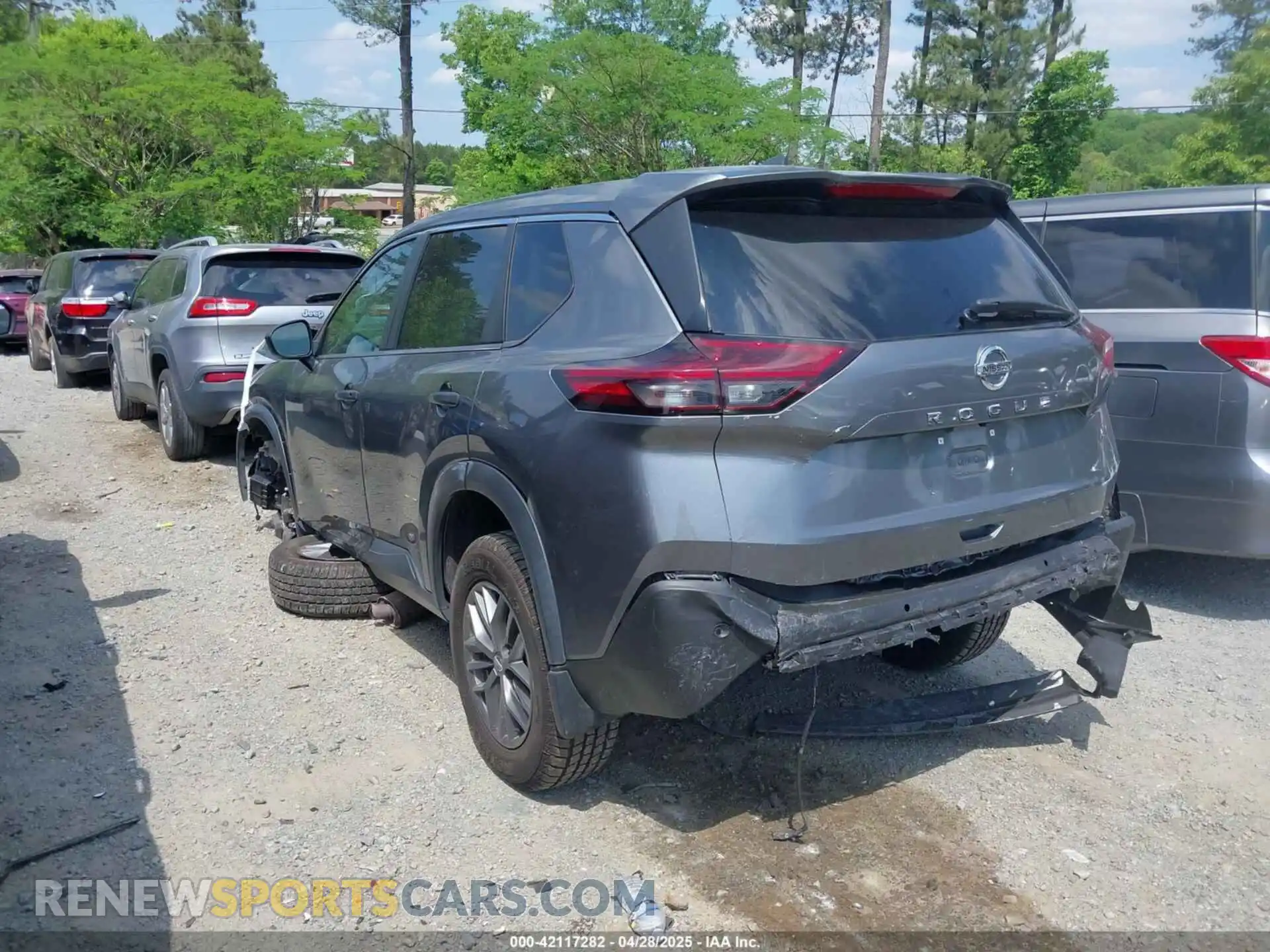 3 Photograph of a damaged car 5N1AT3AAXMC801894 NISSAN ROGUE 2021