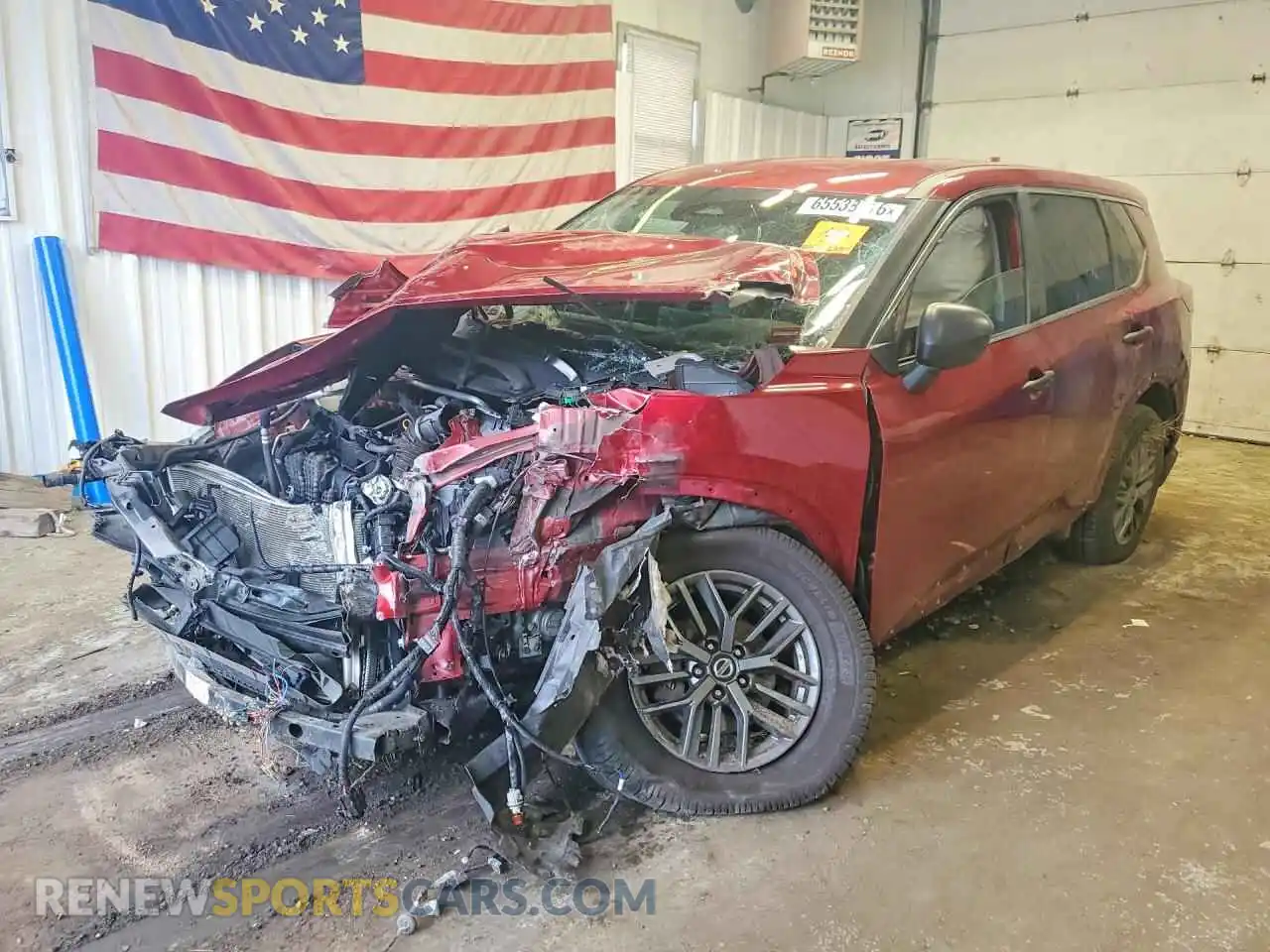 1 Photograph of a damaged car 5N1AT3AB0MC706365 NISSAN ROGUE 2021