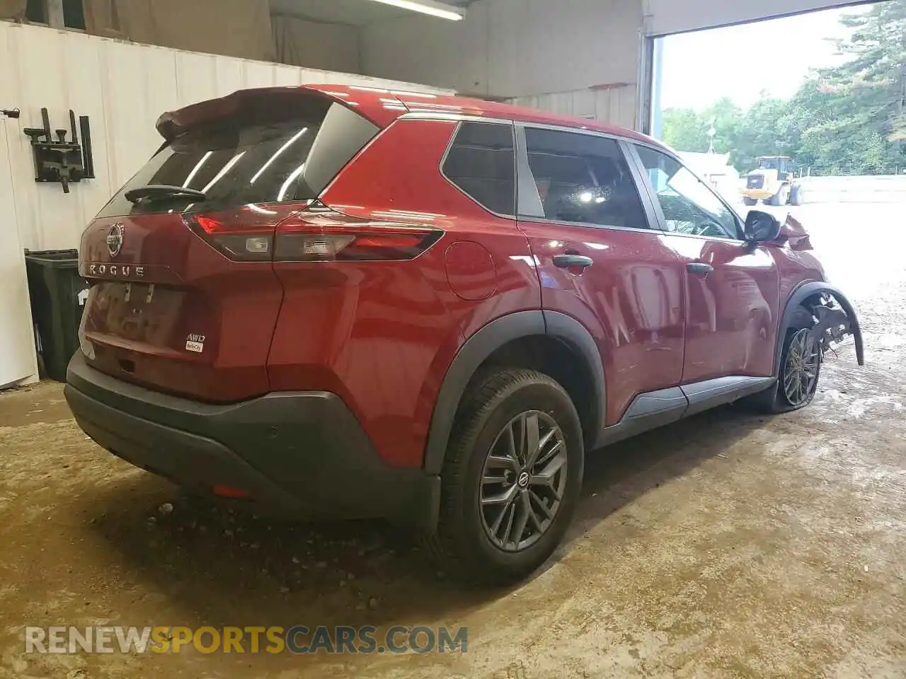 3 Photograph of a damaged car 5N1AT3AB0MC706365 NISSAN ROGUE 2021